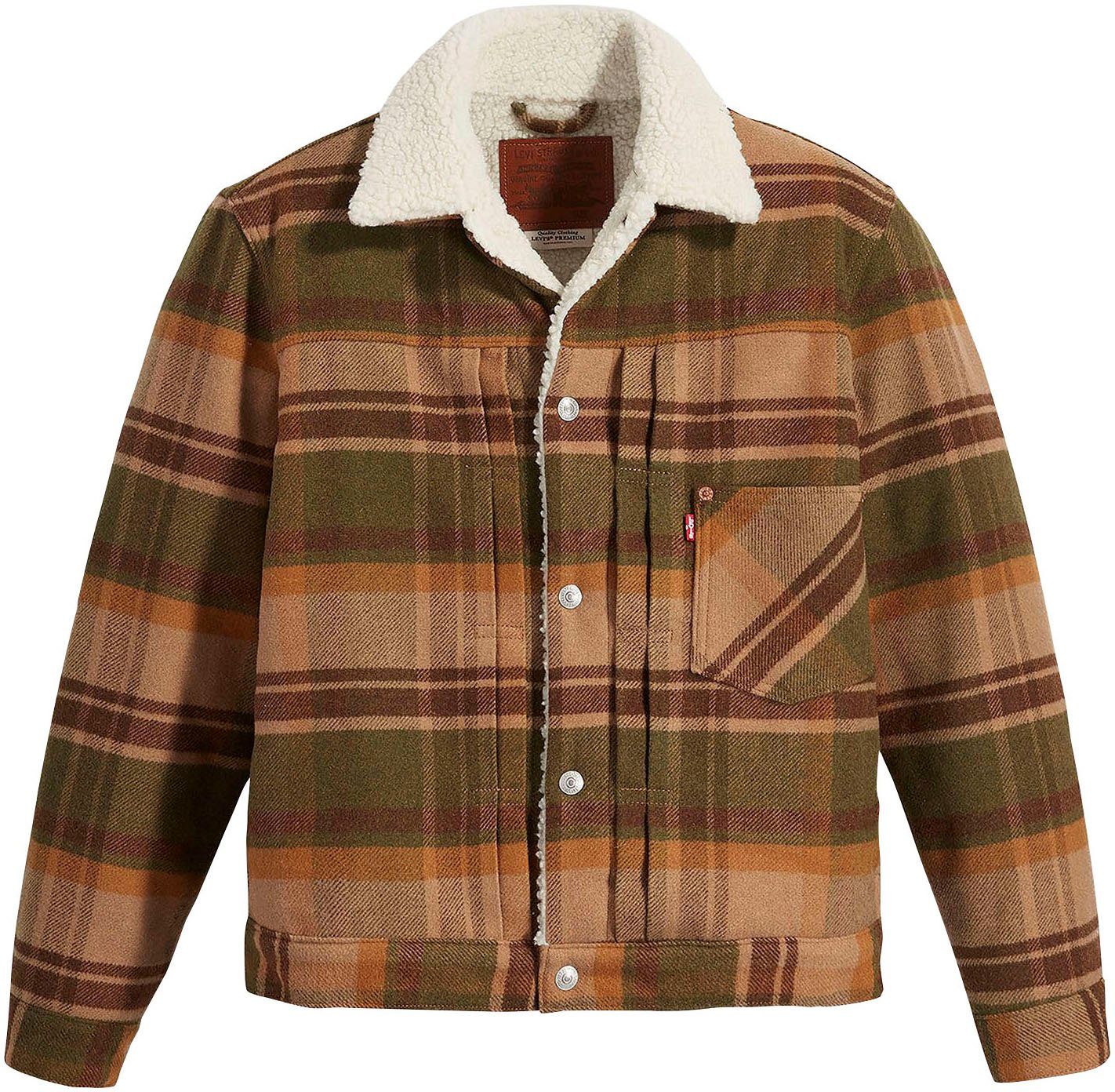 Levi's® Jeansjacke SHERPA warmem TRUCKER mit plaid barold winter Sherpa-Futter