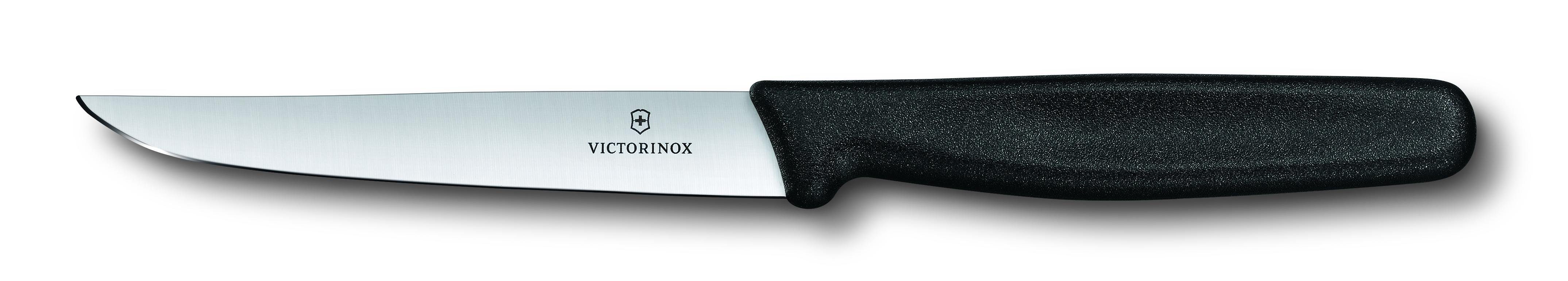 Taschenmesser Victorinox schwarz spitz, Steakmesser