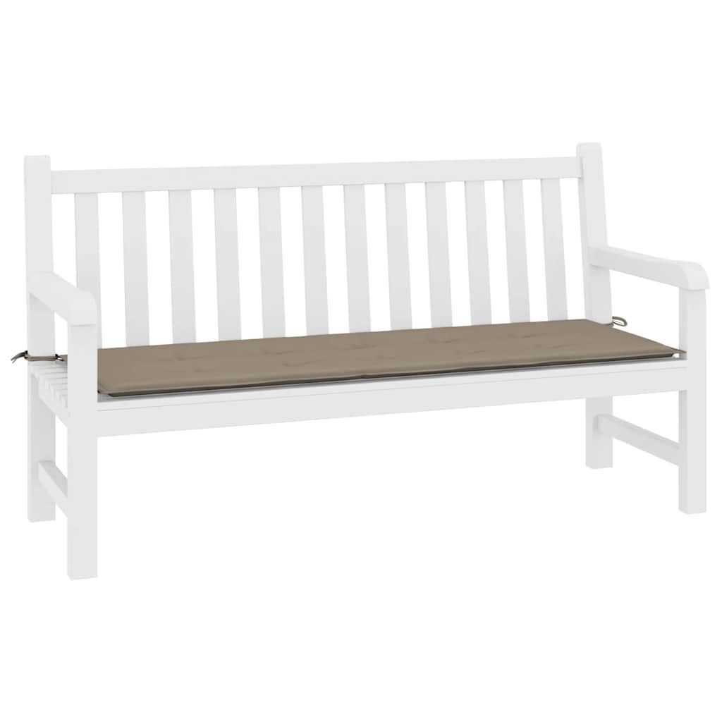 vidaXL Sitzauflage Gartenbank-Auflage Taupe 200x50x4 cm günstig online kaufen