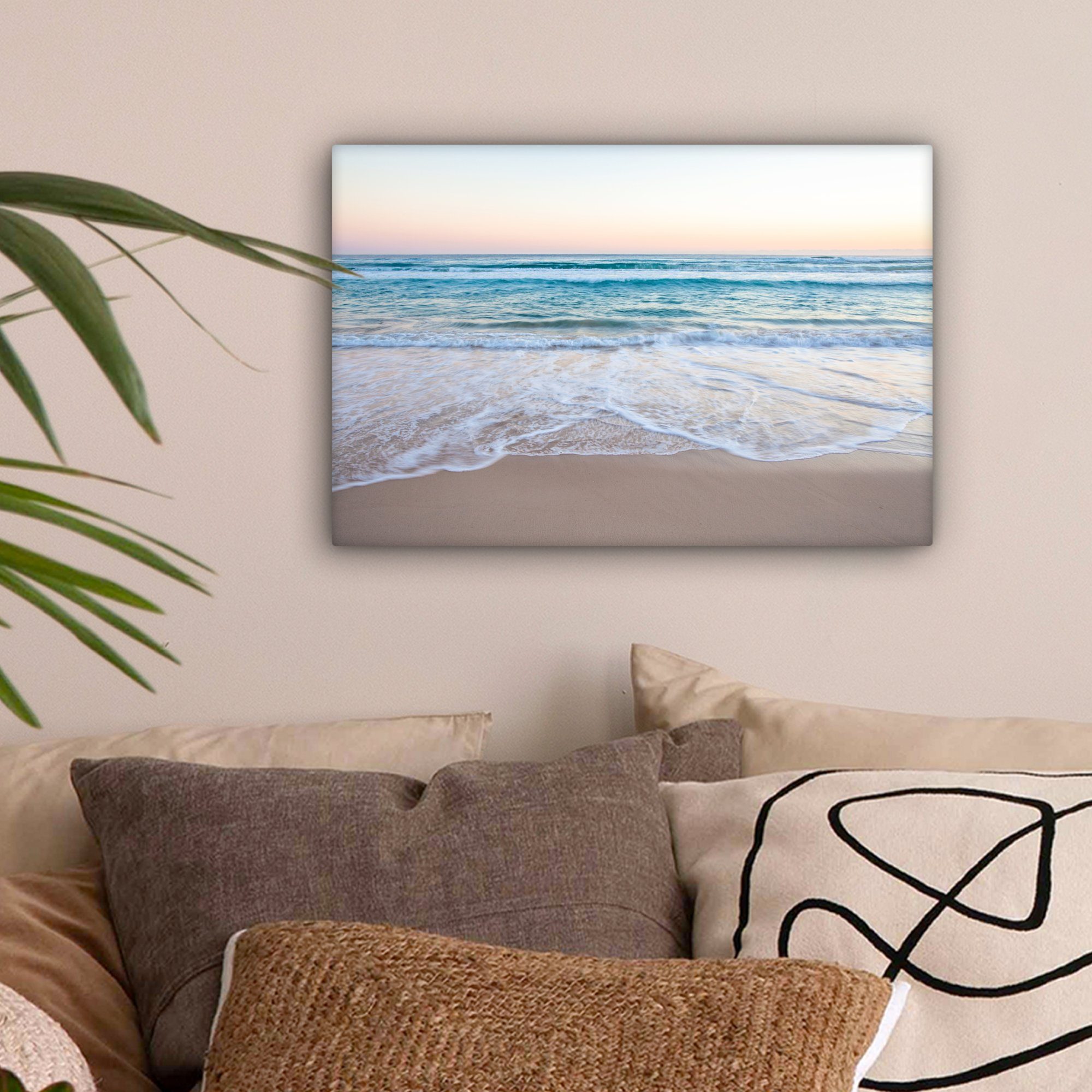 OneMillionCanvasses® Leinwandbild Strand - Meer - günstig online kaufen