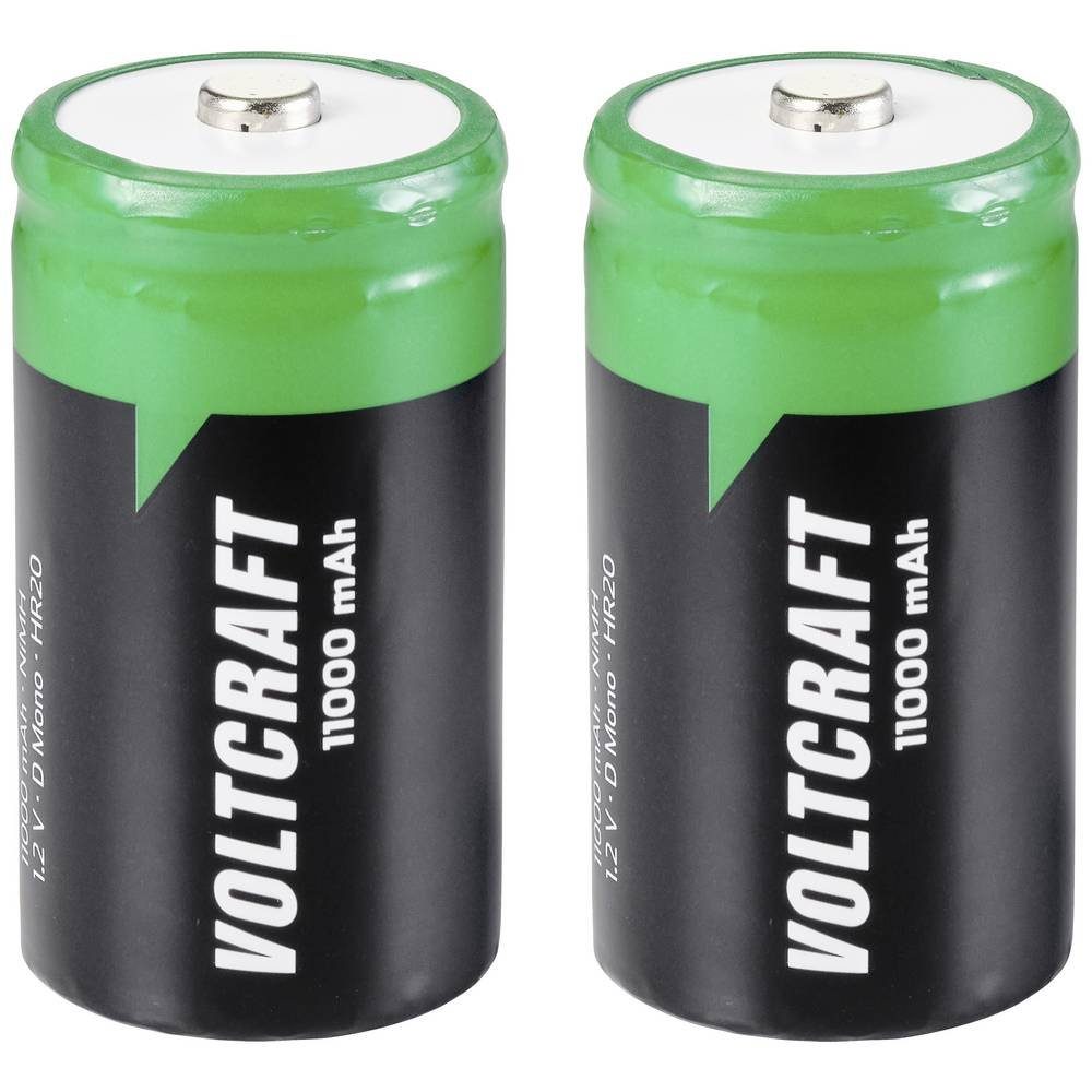 VOLTCRAFT NiMH Mono-Akkus 11000 mAh, 2er Akku