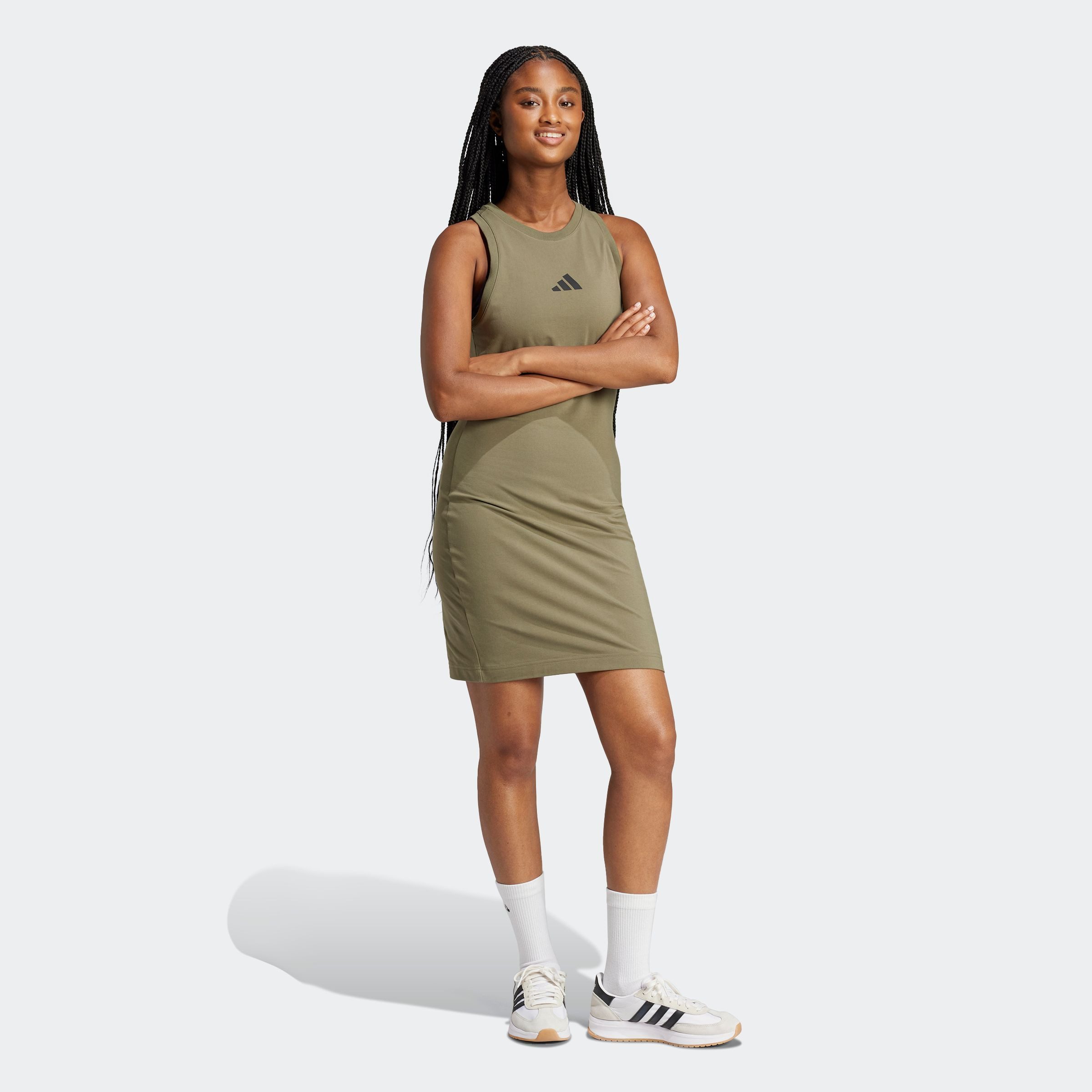adidas Sportswear Shirtkleid W FI SL DRESS (1-tlg) günstig online kaufen