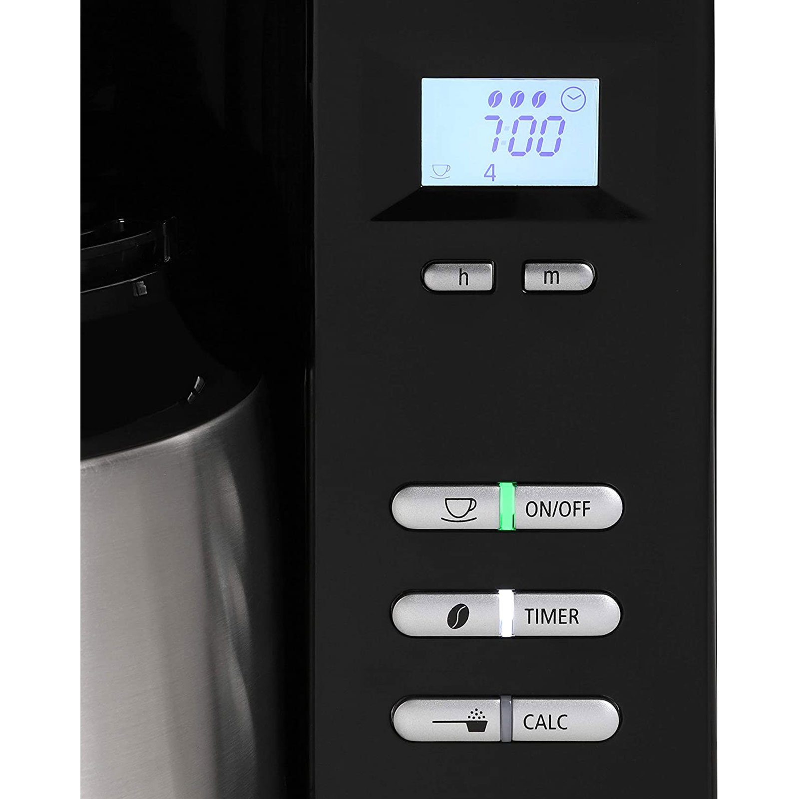 Melitta Filterkaffeemaschine 1021-12 und Fresh Timer Mahlwerk Aroma mit Thermo Kaffeeautomat