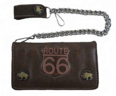 Westernlifestyle Brieftasche Wallet Geldbörse Geldbeutel feinstes Rindleder Route 66