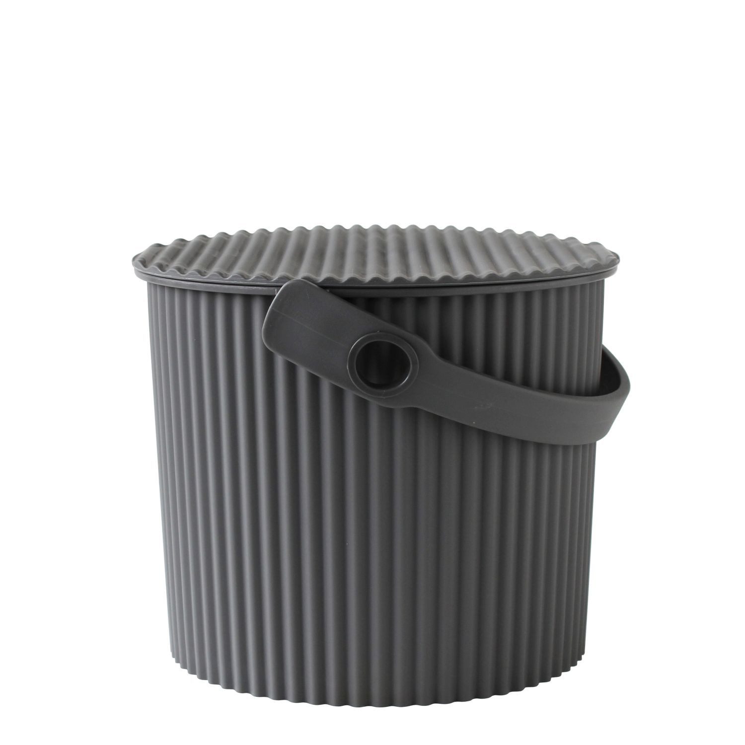Hachiman Aufbewahrungsbox Hachiman Omnioutil Mini-Eimer Dunkelgrau 4 l