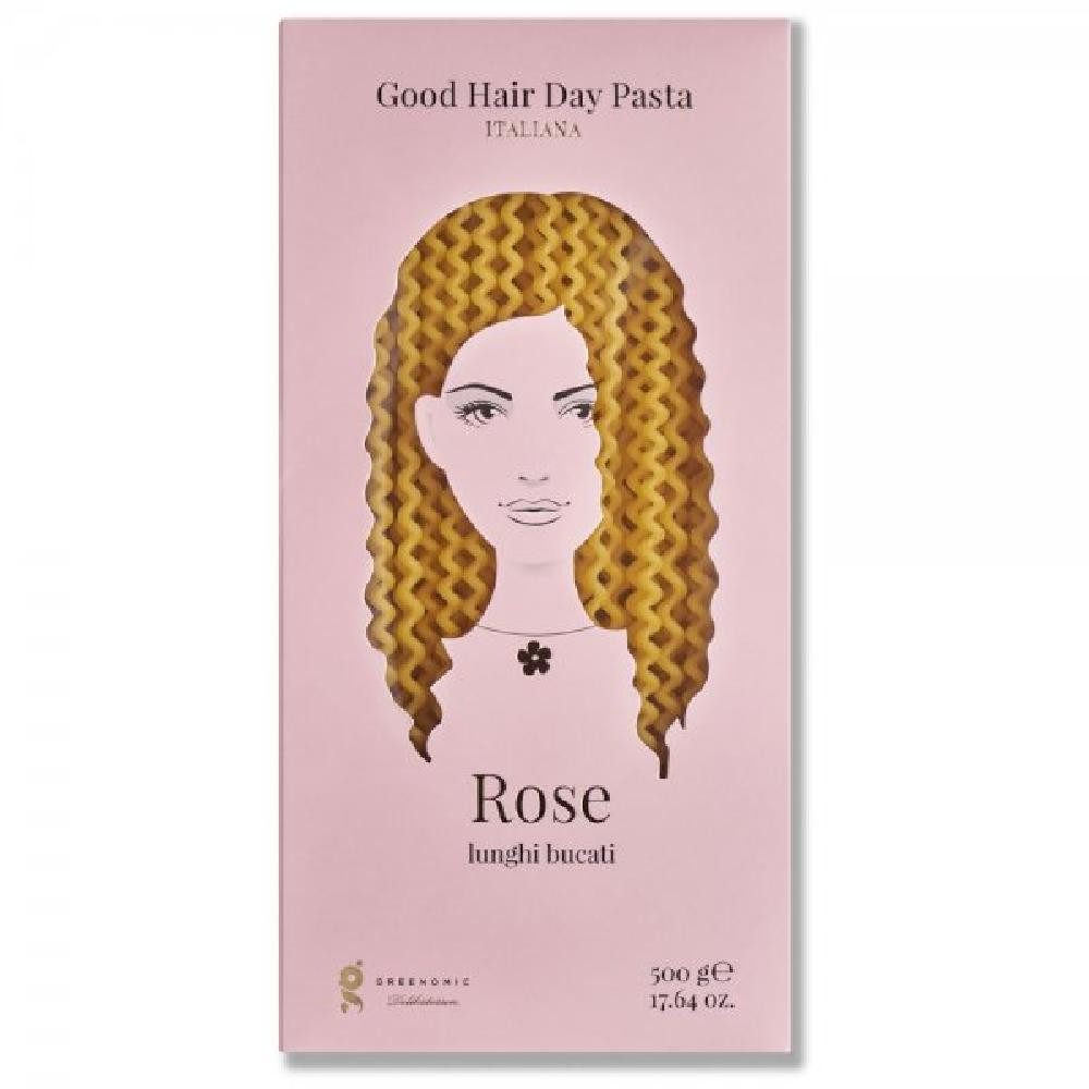 Greenomic Nudeln Good Hair Day Pasta Fusilli Rose lunghi bucati (500g)