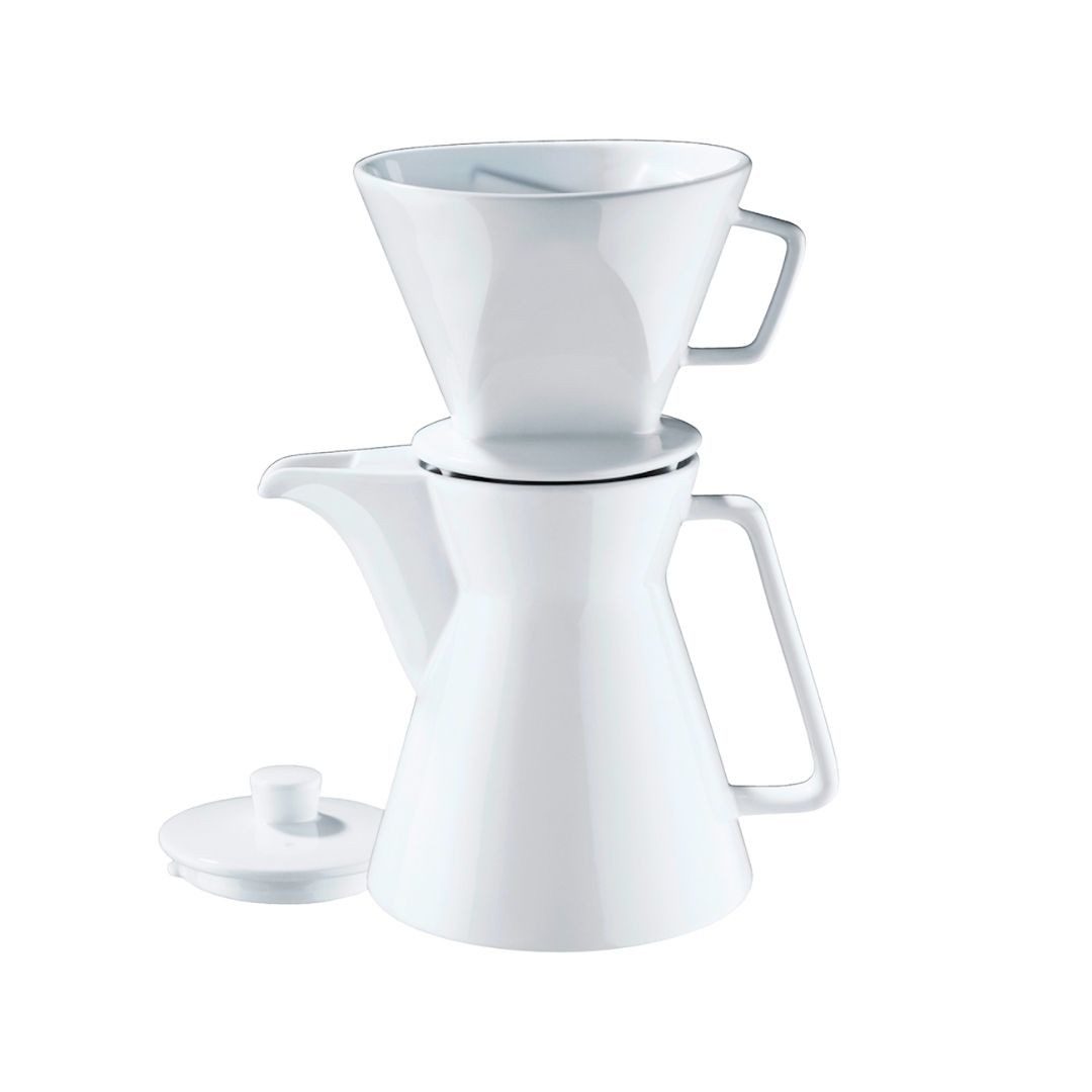 Cilio Kaffeekanne & Filter Розмір 4 im Set Vienna, 1 l