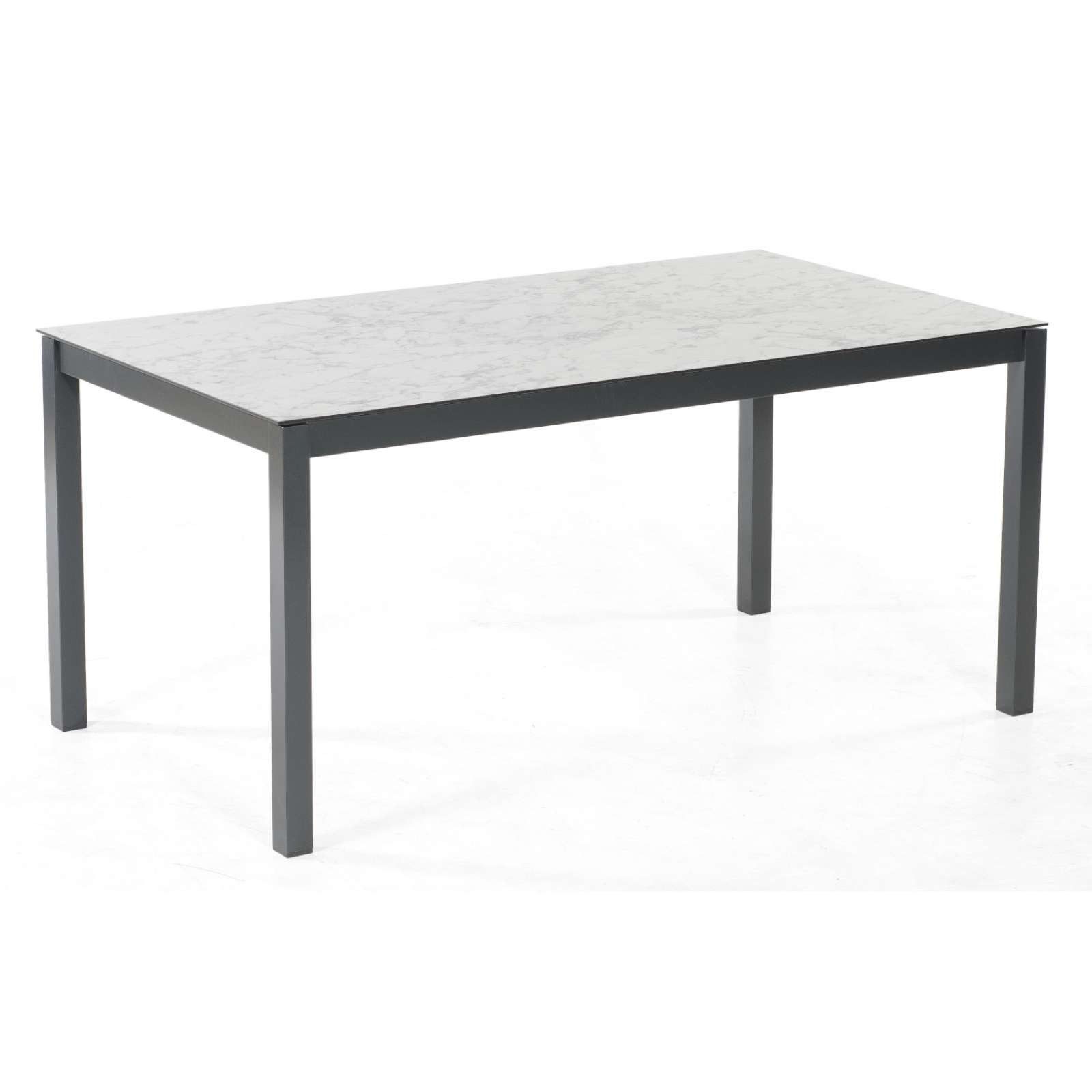 SonnenPartner Gartentisch Tischgestell "Base-Junior" Aluminium Anthrazit, 160x90 cm