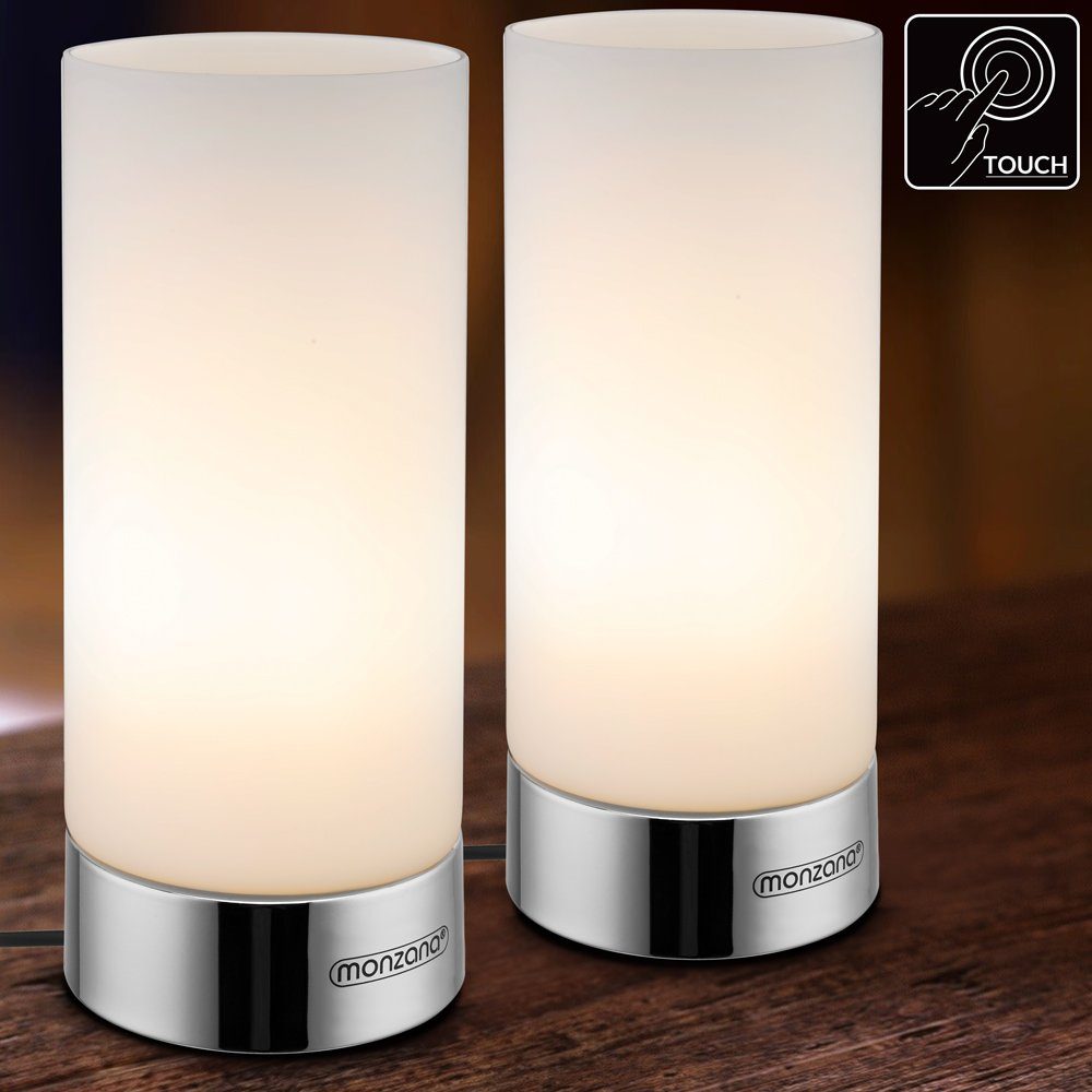 monzana Nachttischlampe 2er Set Golau, Nachttischlampe, 2er Set LED Touch D günstig online kaufen