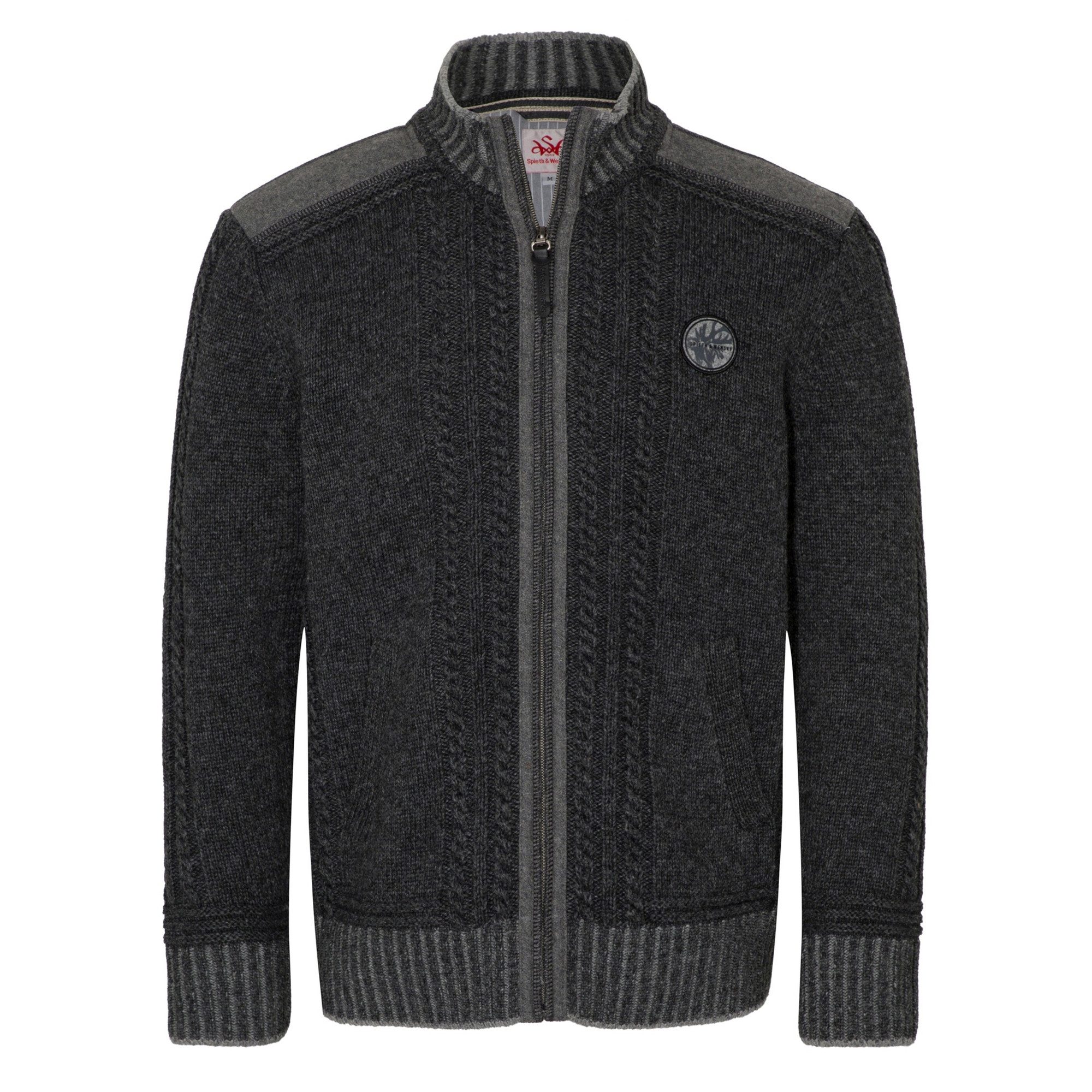 Spieth & Wensky Trachtenstrickjacke Erato- Strickjacke Erato Herren Trachten Wolljanker Strickjacke Jacke aus Schurwolle