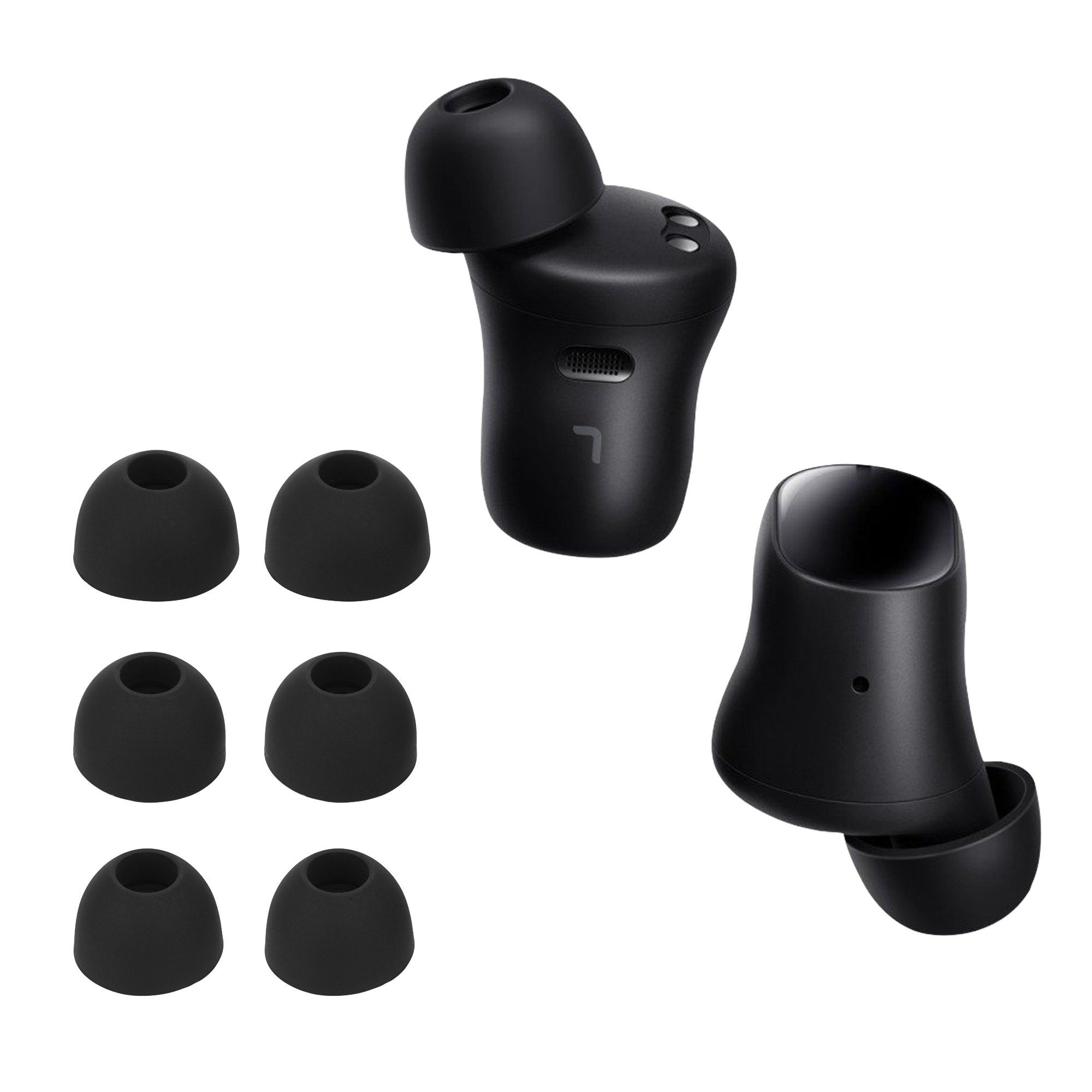 kwmobile 6x Polster für Xiaomi Redmi Airdots 3 Pro Ohrpolster (3 Größen - Silikon Ohrstöpsel In-Ear Kopfhörer)