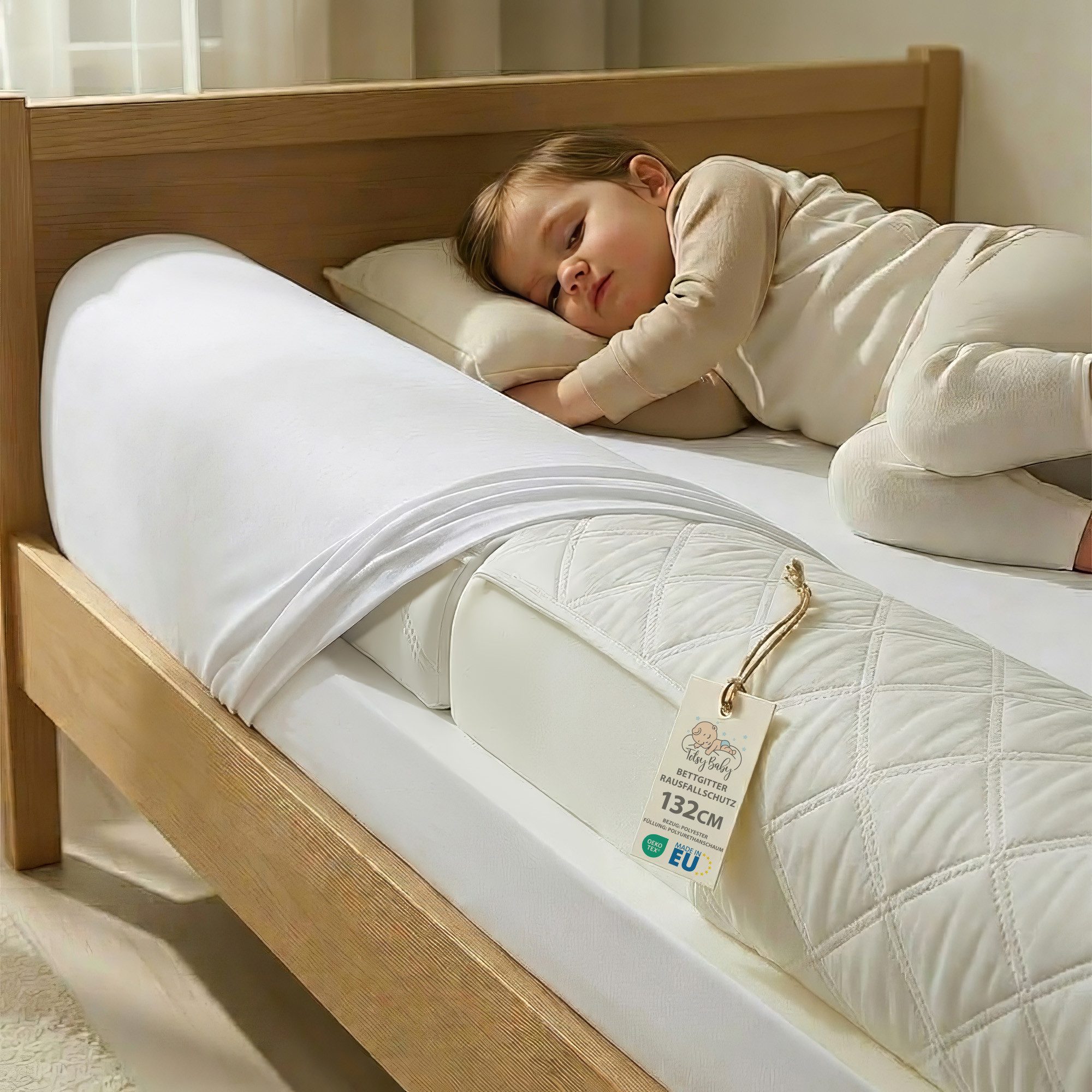 Totsy Baby Bettschutzgitter Bettgitter Rausfallschutz Bett - Baby Reise Fallschutz Bettkantenschut