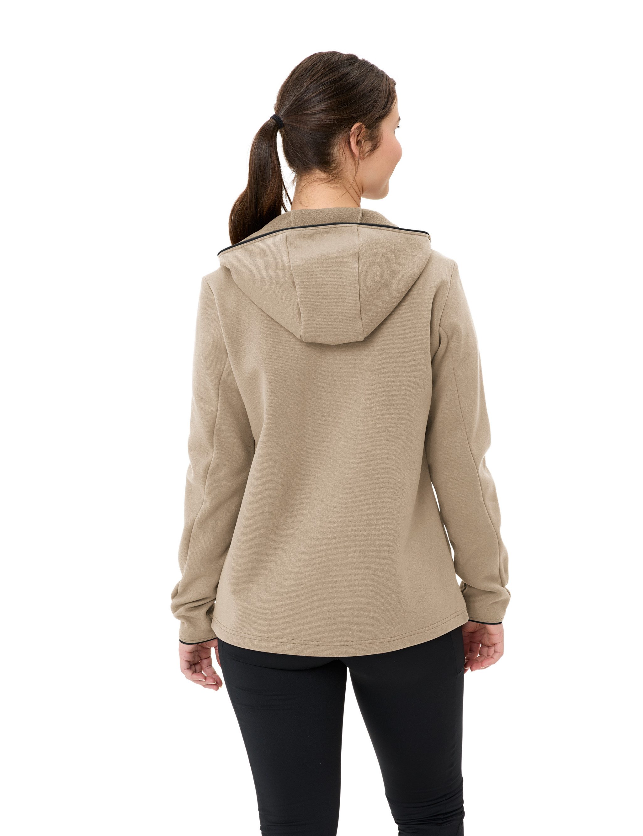 VAUDE Fleecejacke WOMEN'S IDRIS FLEECE HOODY mit Reißverschluss, aus Polyester, leichtes Futter