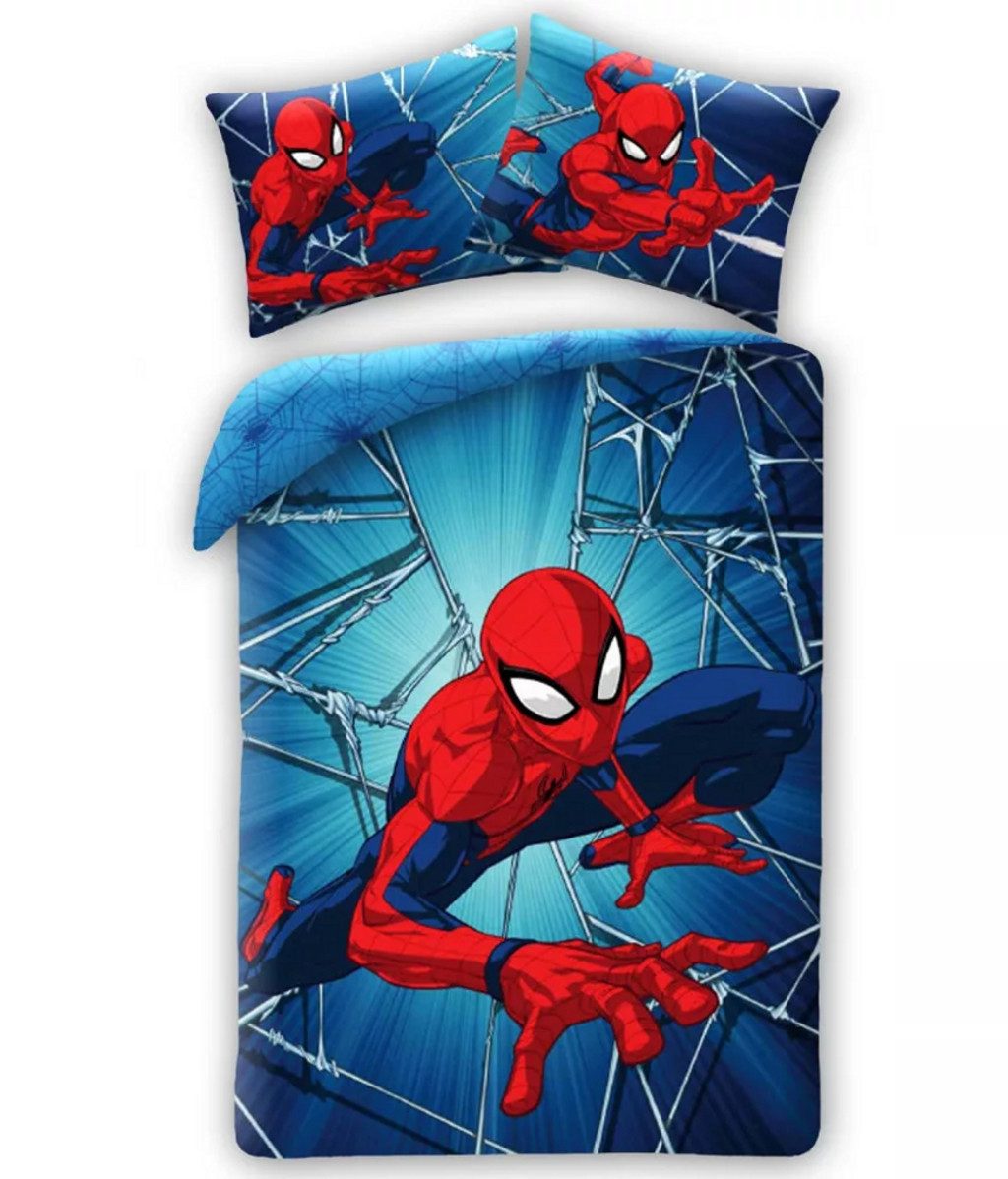 MARVEL Kinderbettwäsche Spiderman Kinder Bettwäsche Set Spinne Wendebettwäs günstig online kaufen