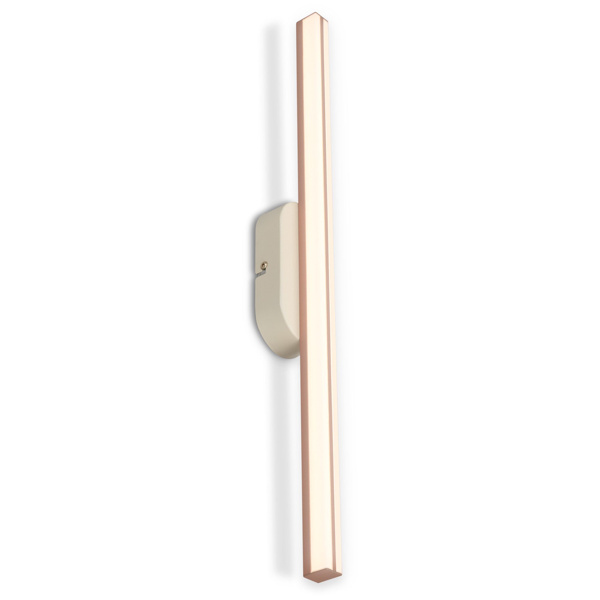 Briloner Leuchten LED Wandleuchte Design 7W, 600lm, warmweiß 3000K, moderne Wandlampe, LED fest integriert, Warmweiß, 7x30x5,5 cm, Wohnzimmer, Flur, Schlafzimmer