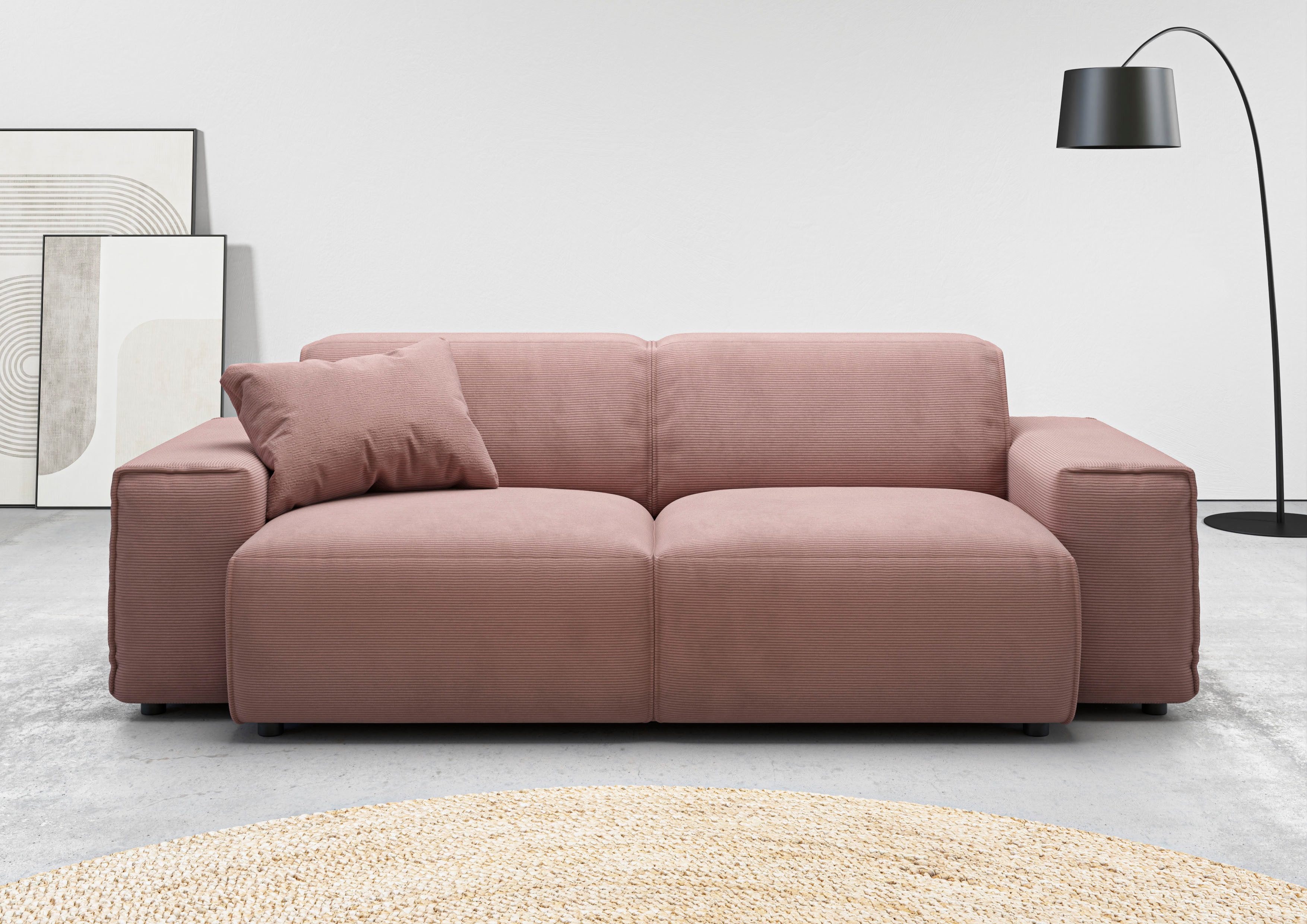 2,5-Sitzer Glimminge auch in Breitcord, Feincord + Easy care-Bezug