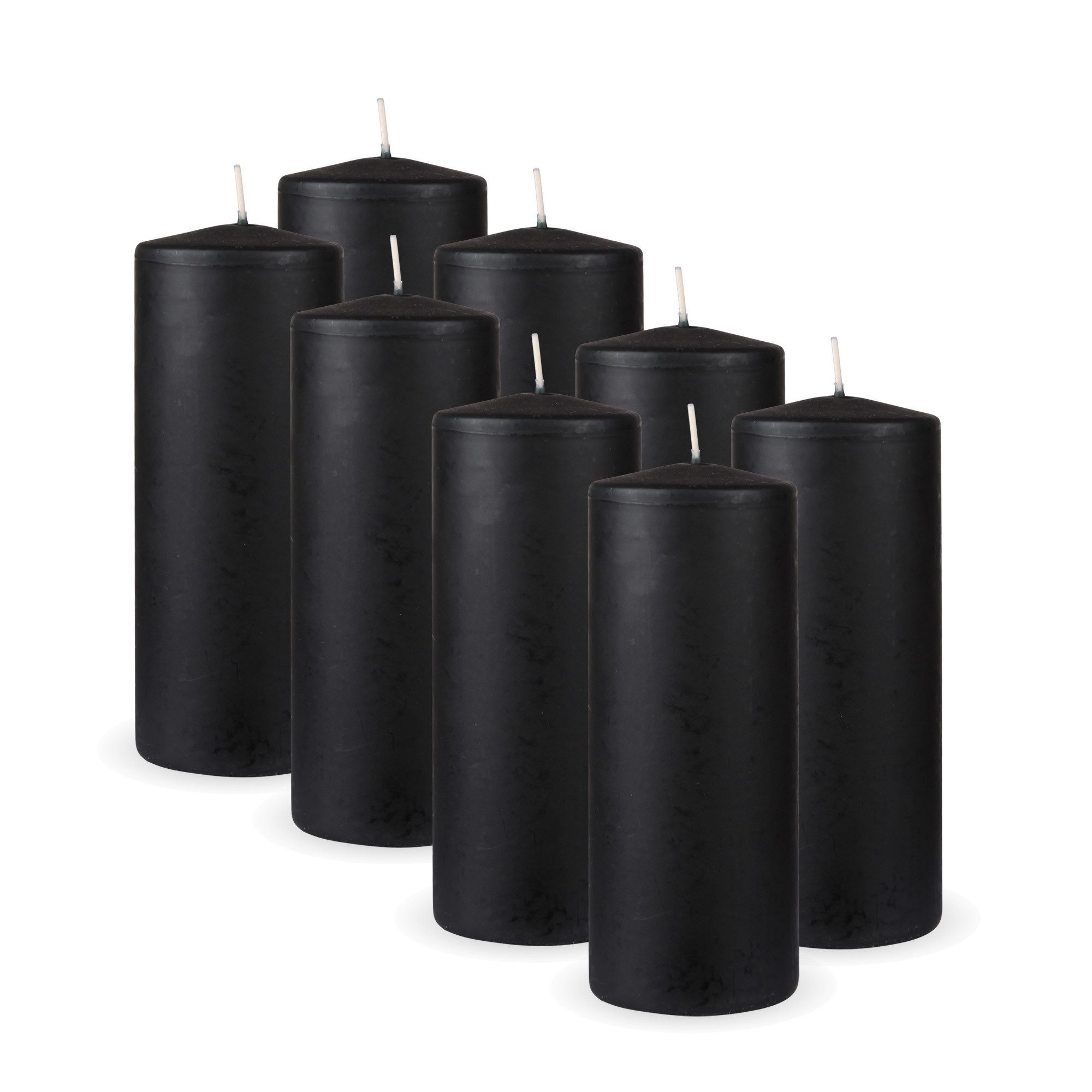 HS Candle Stumpenkerze Säulenkerze Ø7cm (8-tlg), günstig online kaufen