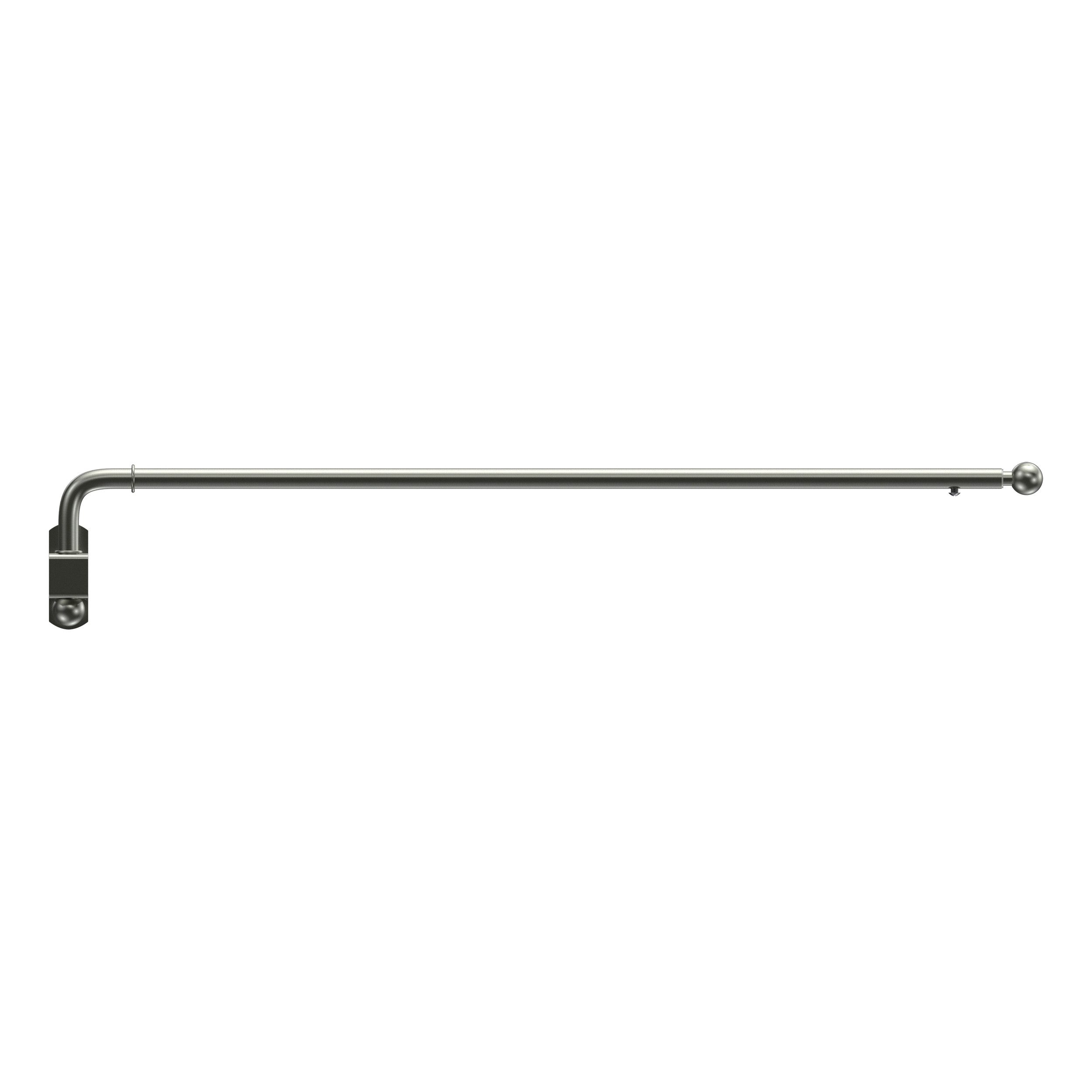 INTERDECO Schwenkstange Cassina, ausziehbar, Wandmontage, Metall, günstig online kaufen