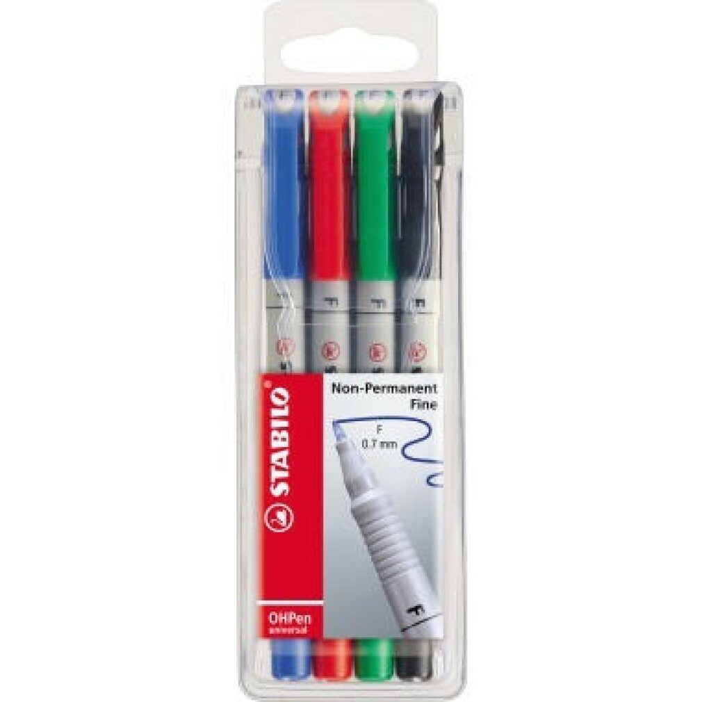Marker Folienschreiber OHPen 852/4 F 0, Strichstärke: 0,7 mm