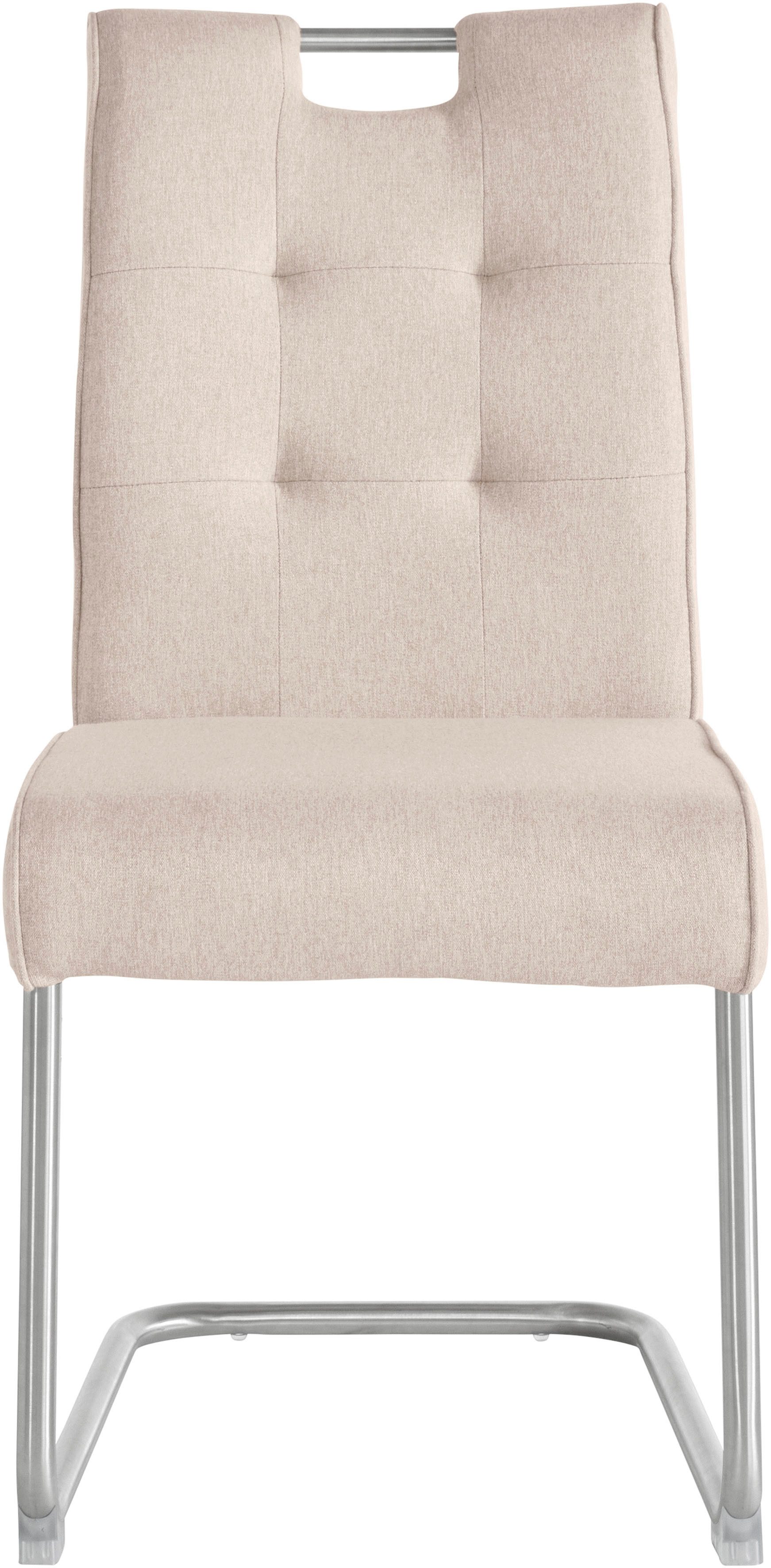 s.Oliver Freischwinger Ciella (Set, 2 St), mit hochwertiger 3D-Steppung und Taschenfederkern, Edelstahlgestell – Bild 4 von 5