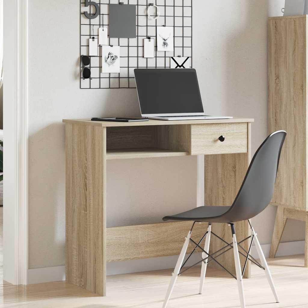 vidaXL Schreibtisch Schreibtisch Sonoma-Eiche 80x40x75 cm günstig online kaufen