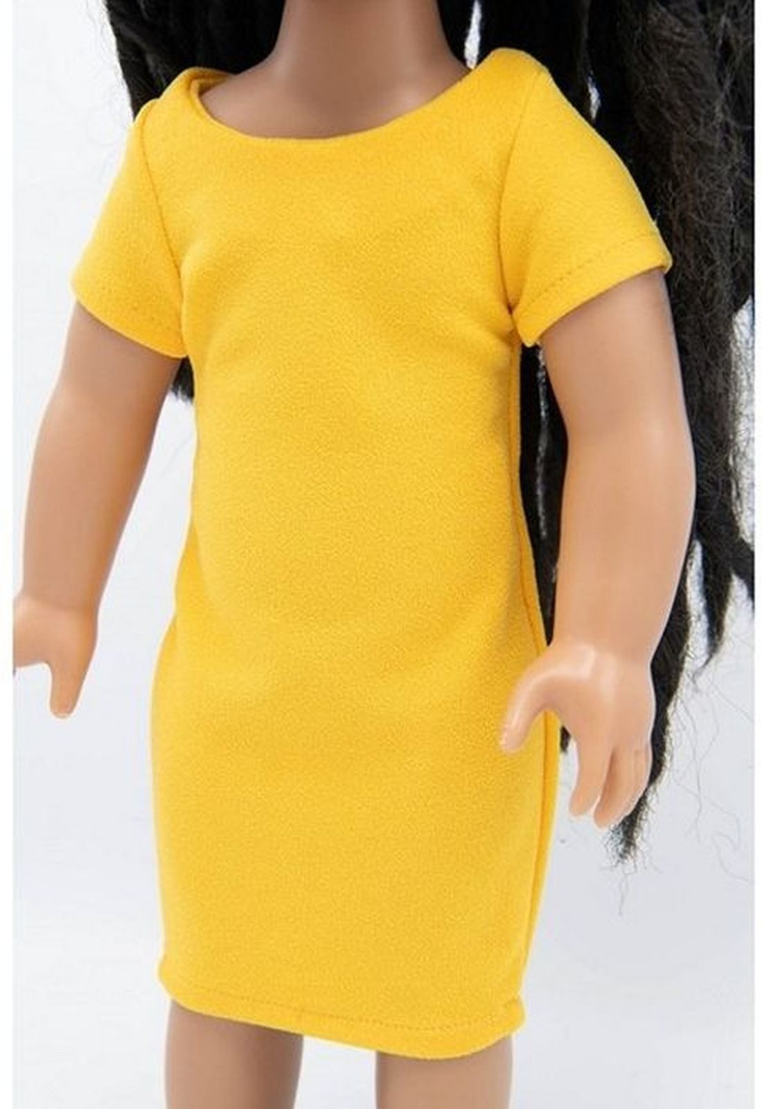 I´m a Girly Puppenkleidung Puppen Kleid T-Shirt Kleid gelb Puppenbekleidung günstig online kaufen