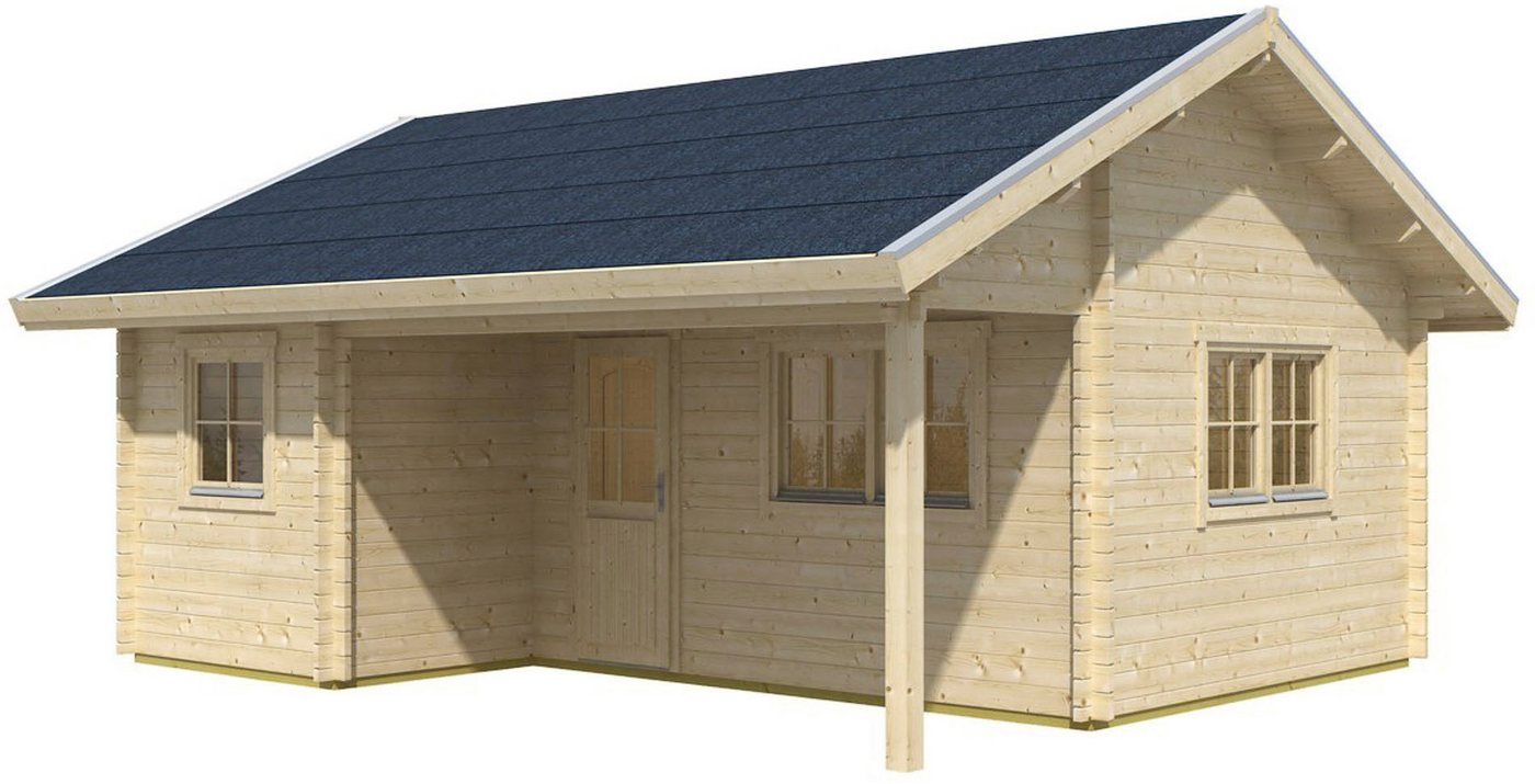 Thumbnail - Skanholz Gartenhaus St. Moritz, BxT: 680x580 cm, mit 2. Schalung
