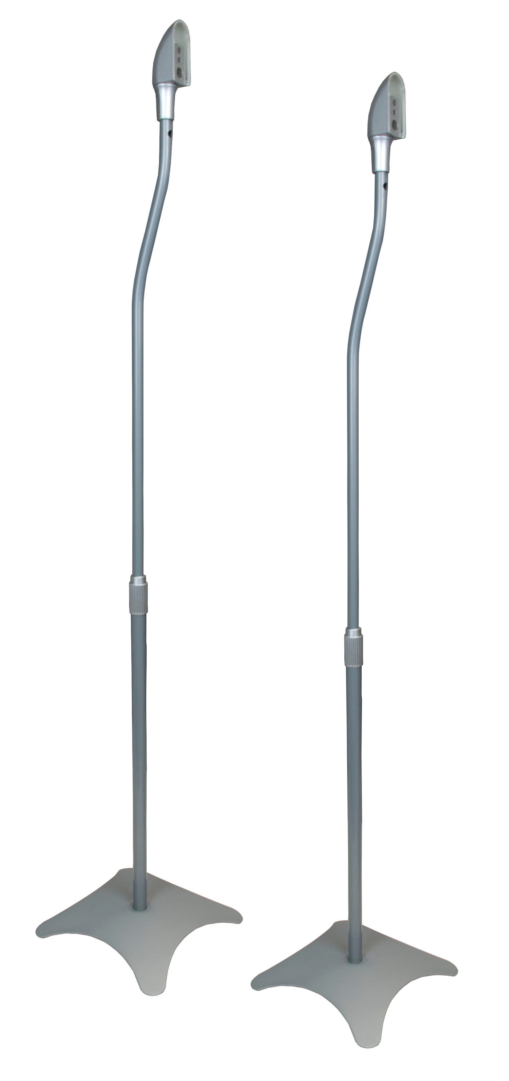 HALTERUNGSPROFI Lautsprecherständer S01 Silber