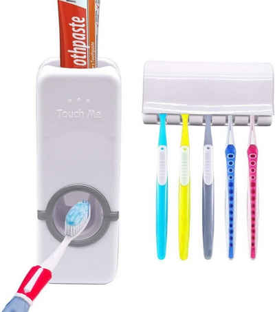 MAVURA Zahnbürste »MAVURALiving Zahnpastaspender Automatischer Zahnpasta Spender automatisch Zahnpasta Automat mit Zahnbürstenhalter«