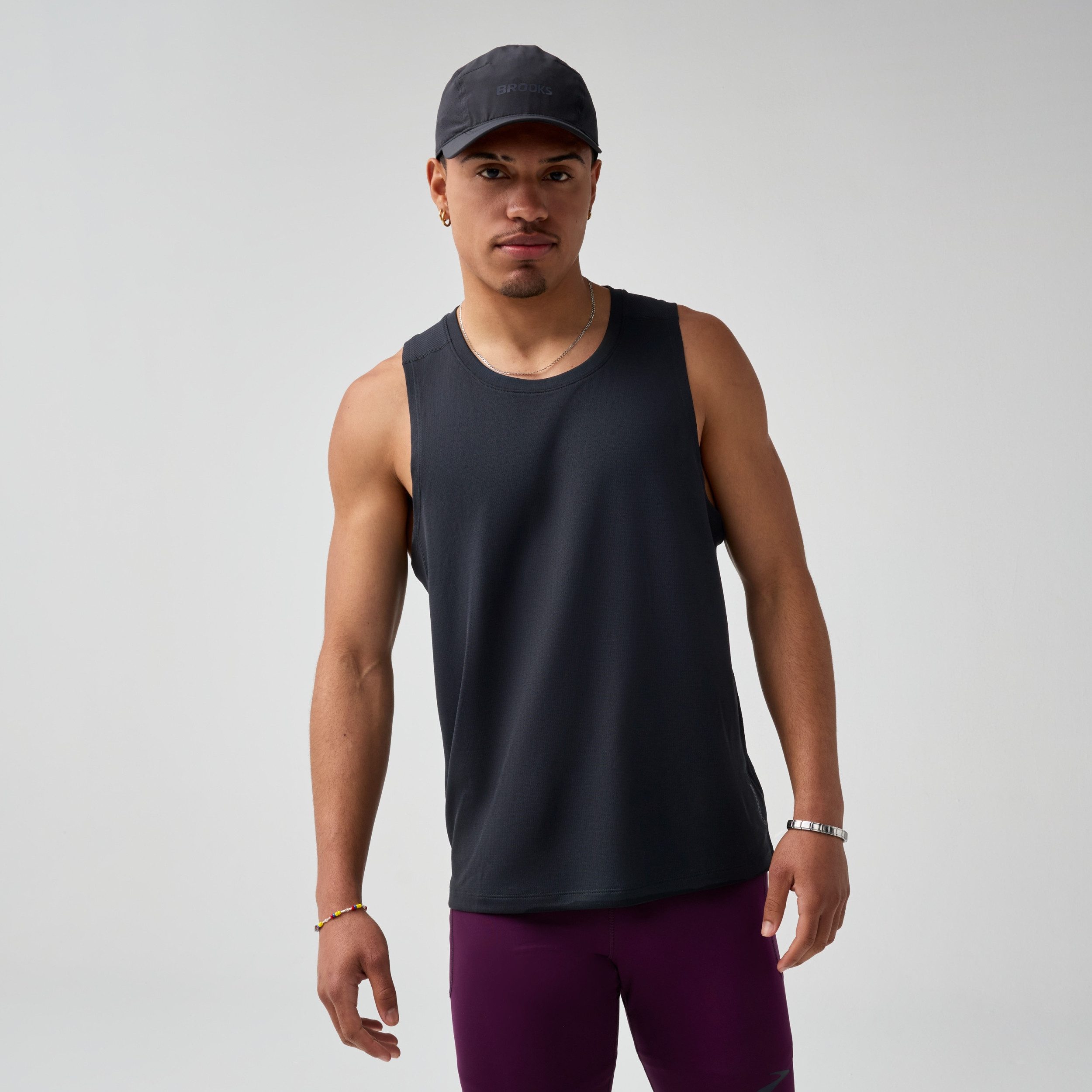 Brooks Laufshirt Dash Herren Singlet schwarz