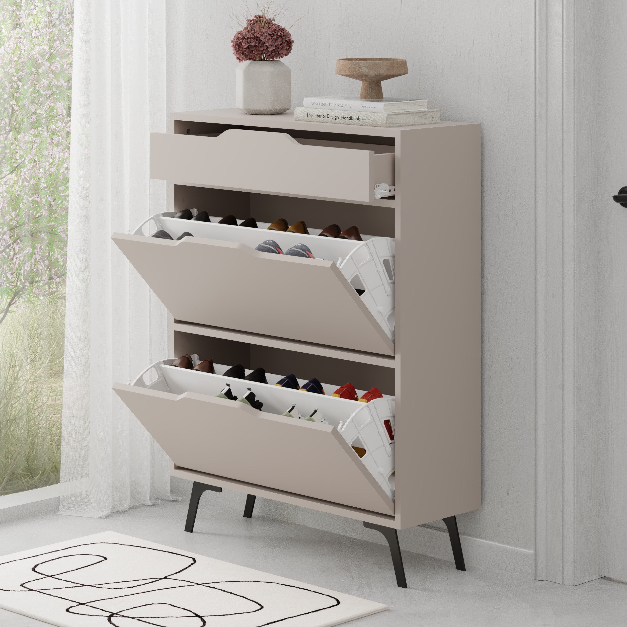Decortie Schuhschrank Asta 29.5 x 110 x 82cm