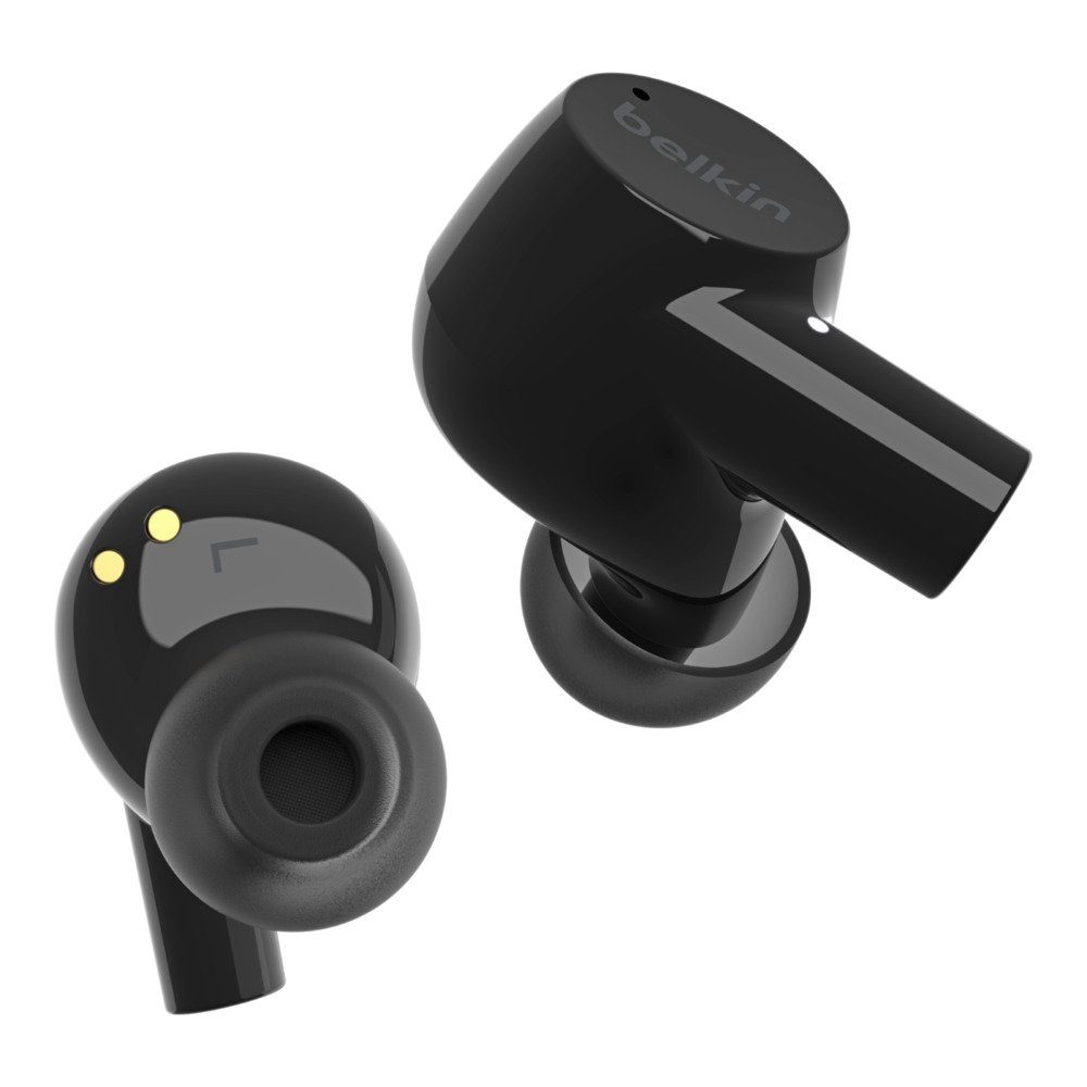Belkin In-Ear Bluetooth Kopfhörer, SOUNDFORM™ Rise, schwarz Bluetooth- Kopfhörer, Schweiß- und spritzwassergeschützt entsprechend der Schutzart  IPX5