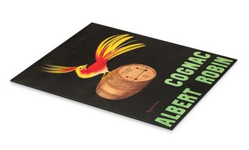 Posterlounge Alu-Dibond-Druck Leonetto Cappiello, Cognac Albert Robin, Küche Vintage Malerei