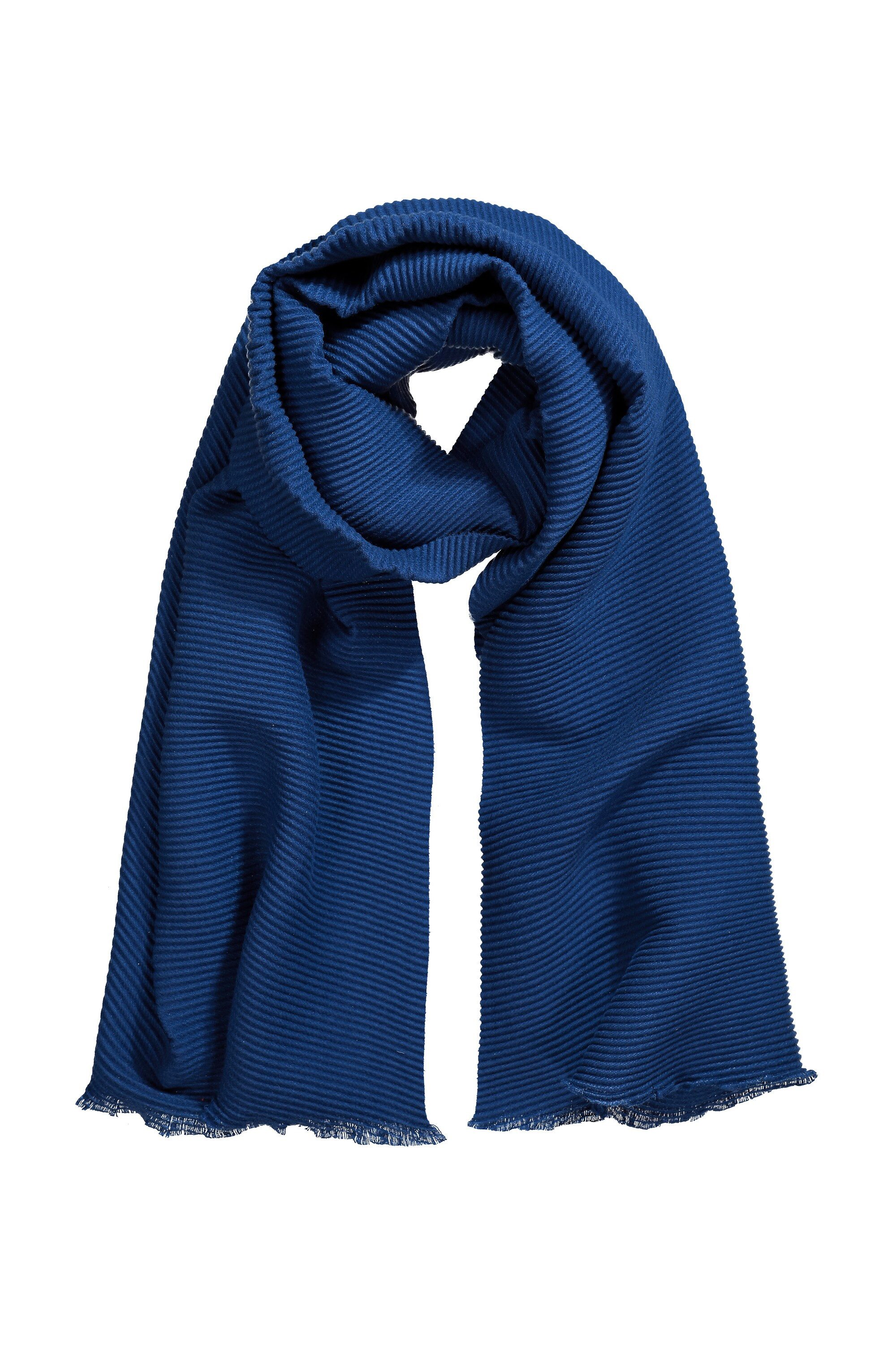 Ulla Popken Halstuch Plisseeschal einfarbig luftig-leicht günstig online kaufen