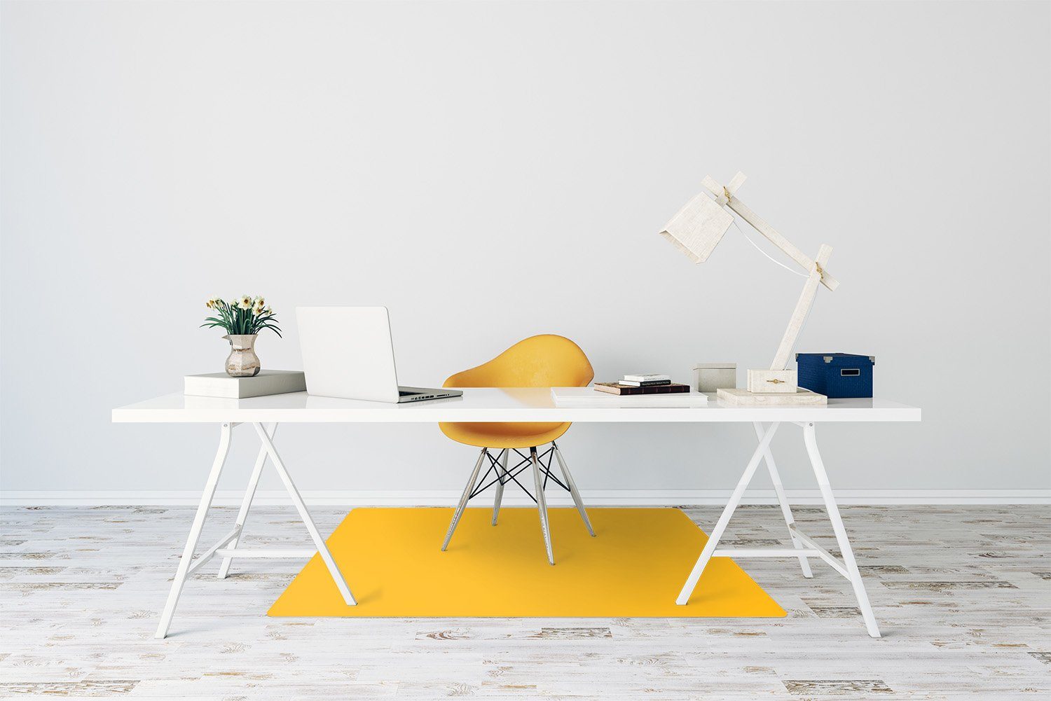 Tulup Bodenschutzmatte Stuhlunterlage Bürostuhlunterlage Bodenmatte Gelben Bürostühle 100 cm Bürostuhlunterlage Stuhlunterlage, 70 x cm