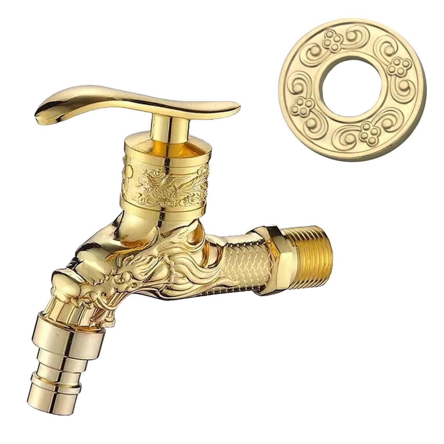 LuxusKollektion Waschtischarmatur Antiker Drachen Wasserhahn (1-St)