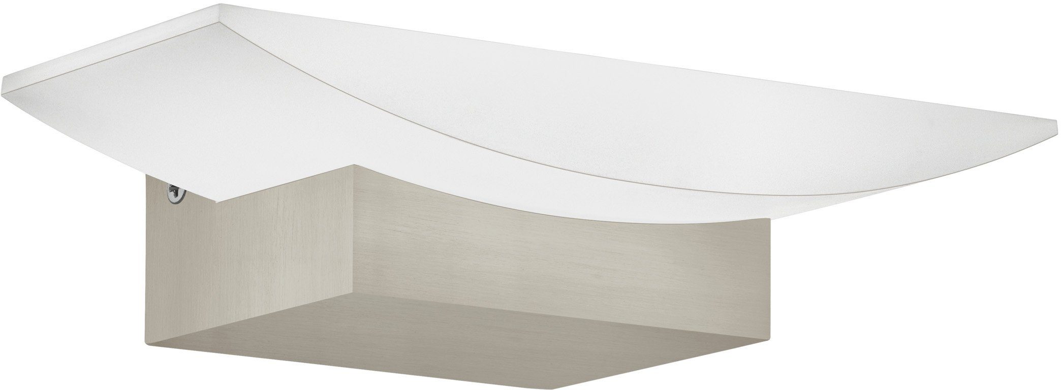 EGLO Wandleuchte METRASS, LED fest integriert, Warmweiß, Deckenleuchte in schwarz aus Alu - 5,6W - Warmweiß