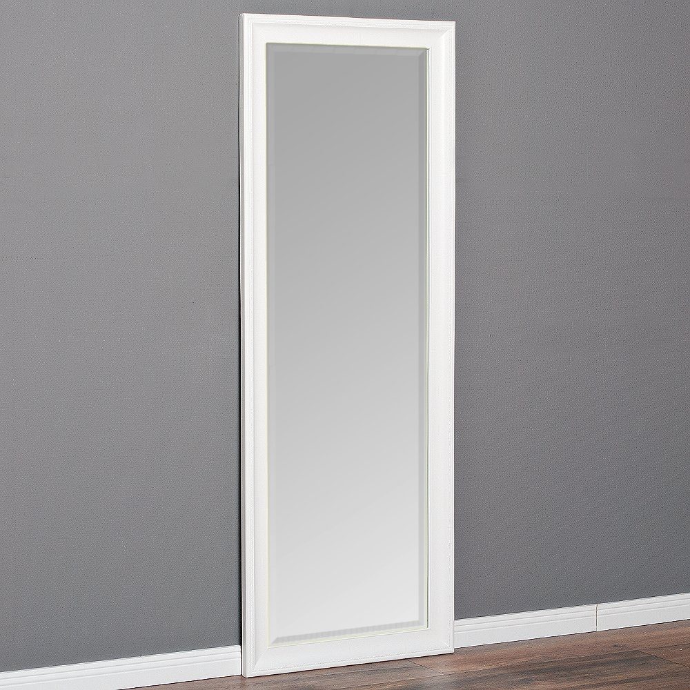Spiegel 180x70cm Wandspiegel LebensWohnArt Pur-Weiß COPIA