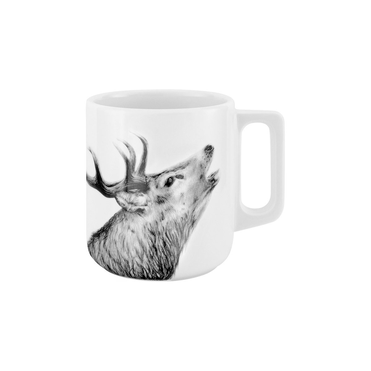 mittelpunkt. Tasse mit Henkel . Hirsch