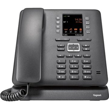 Gigaset DECT Tischtelefon - VoIP-Telefon Kabelgebundenes Telefon (Bluetooth, Freisprechen, Headsetanschluss)