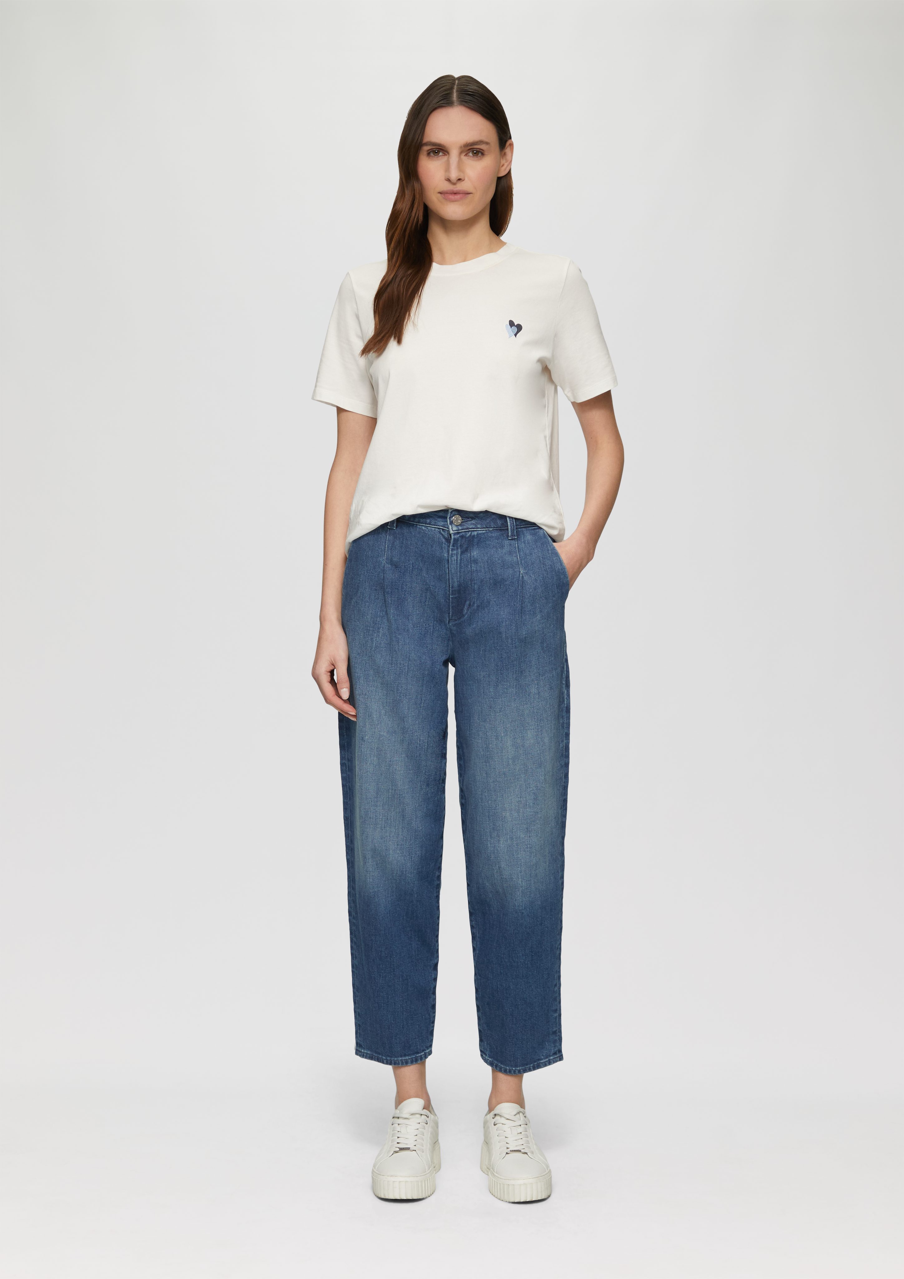 s.Oliver 5-Pocket-Jeans Ankle-Jeans / Relaxed Fit günstig online kaufen