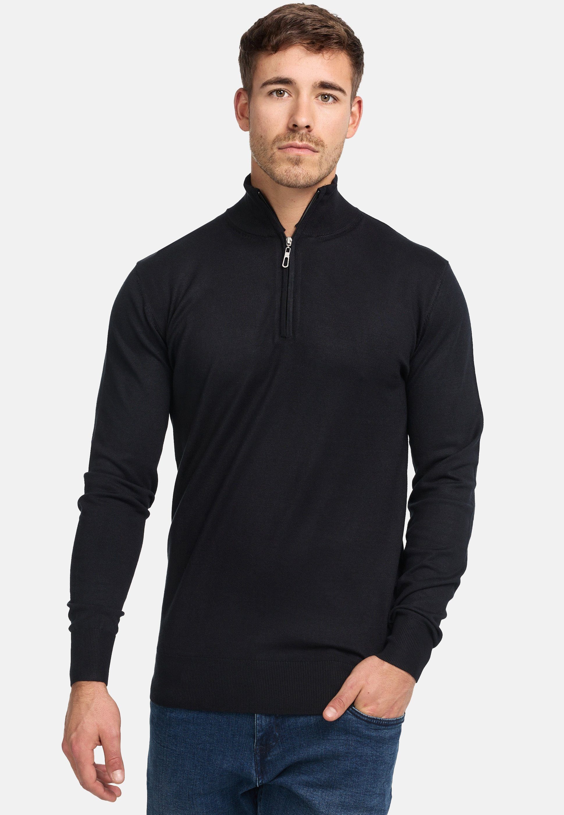Jeff Strickpullover Frankie Feinstrickpullover mit Stehkragen günstig online kaufen