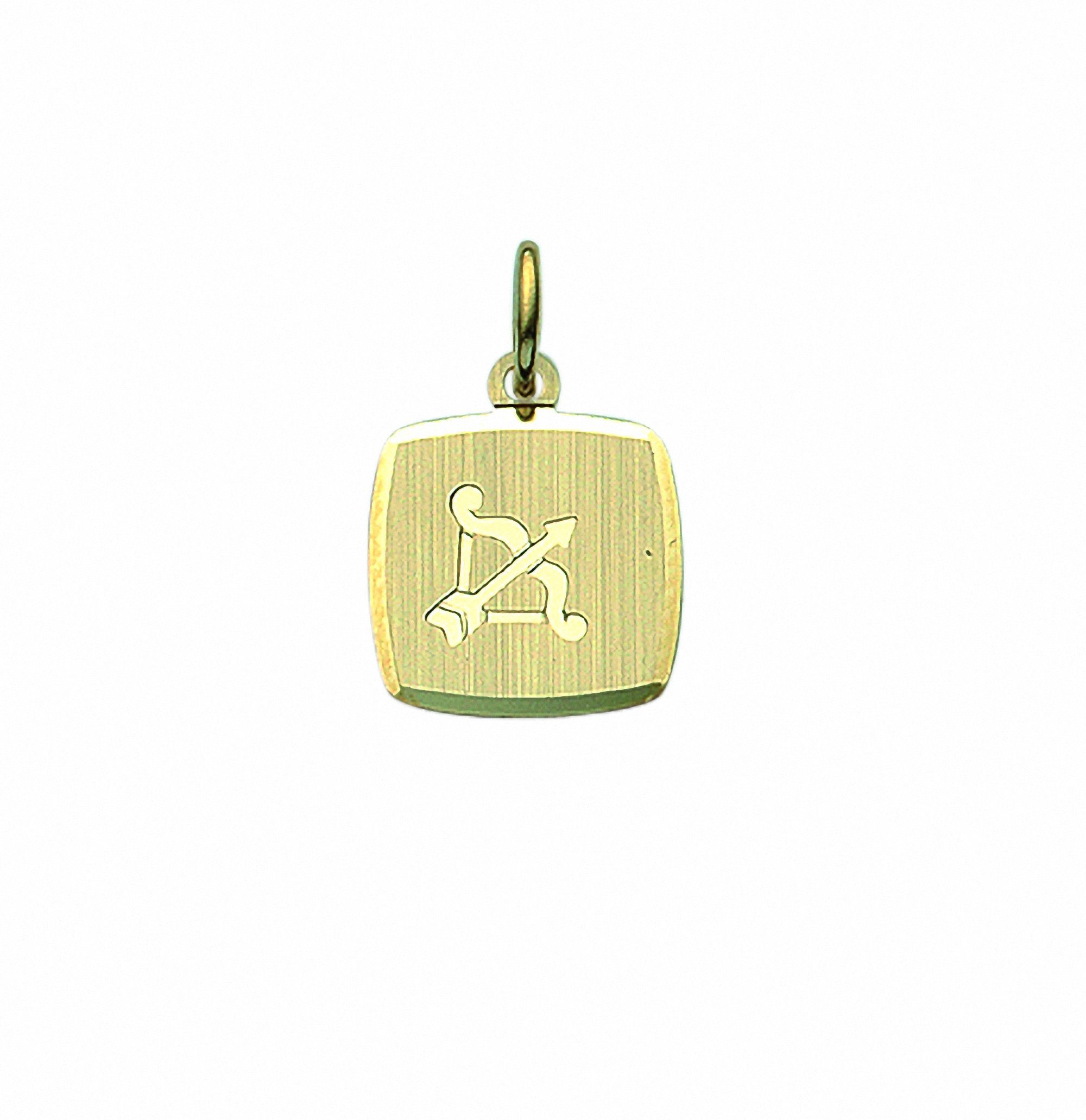 Adelia´s Kette mit Anhänger 333 Gold Sternzeichen Anhänger Schütze, Schmuckset - Set mit Halskette