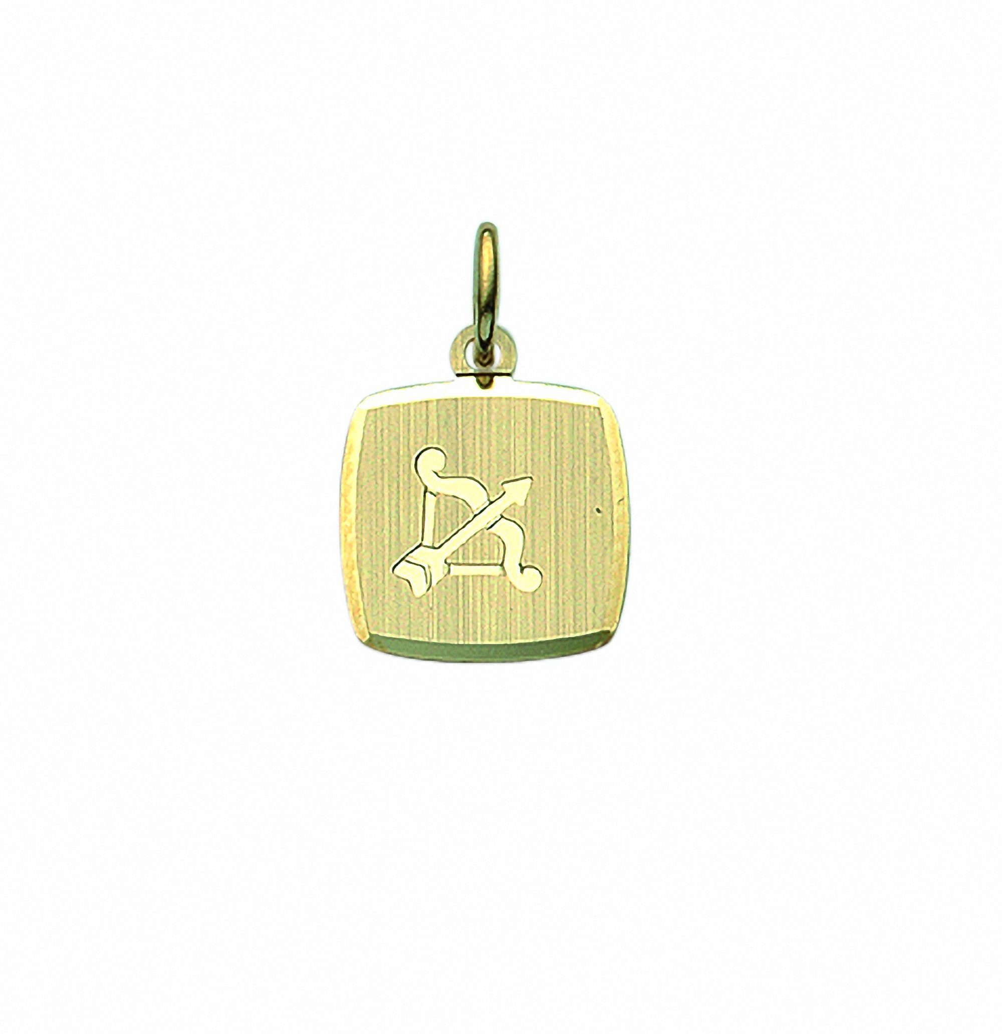 Kette mit Anhänger Damen & Herren 333 Gold Sternzeichen Anhänger Schütze