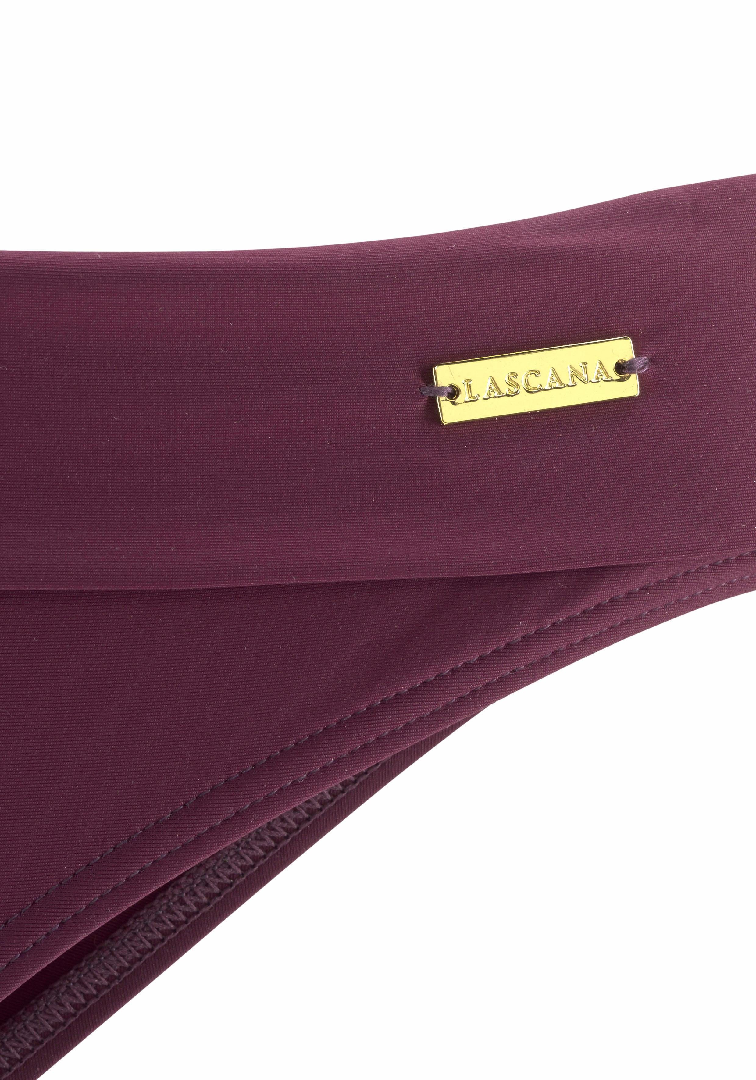 LASCANA Bikini-Hose Italy mit Umschlagbund