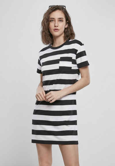 URBAN CLASSICS Stillkleid Damen Ladies Stripe Boxy Tee Dress (1-tlg)