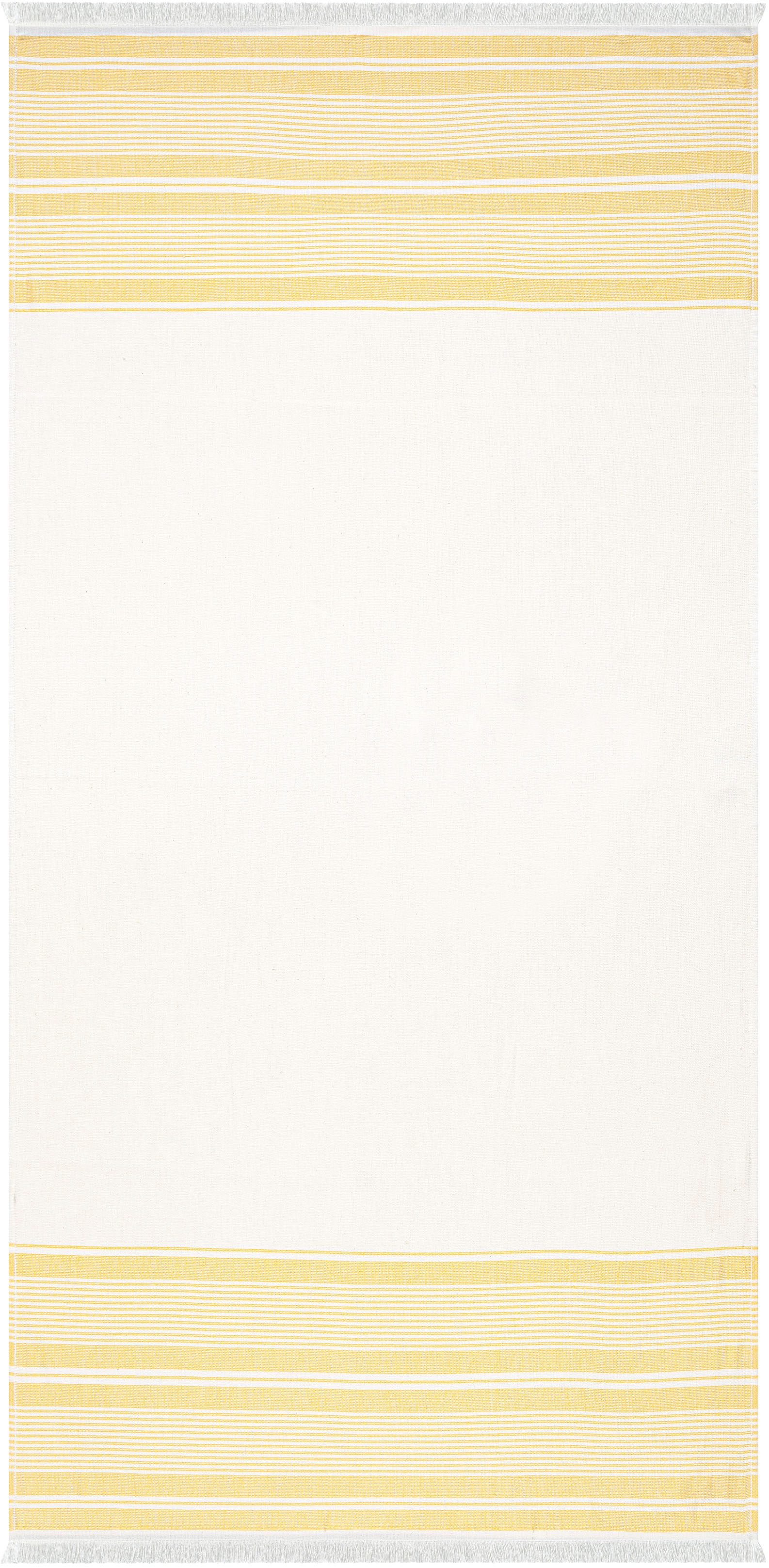 Egeria Strandtuch Pestemal, gewebte Ware (1-St), 80x180 cm, mit Fransen