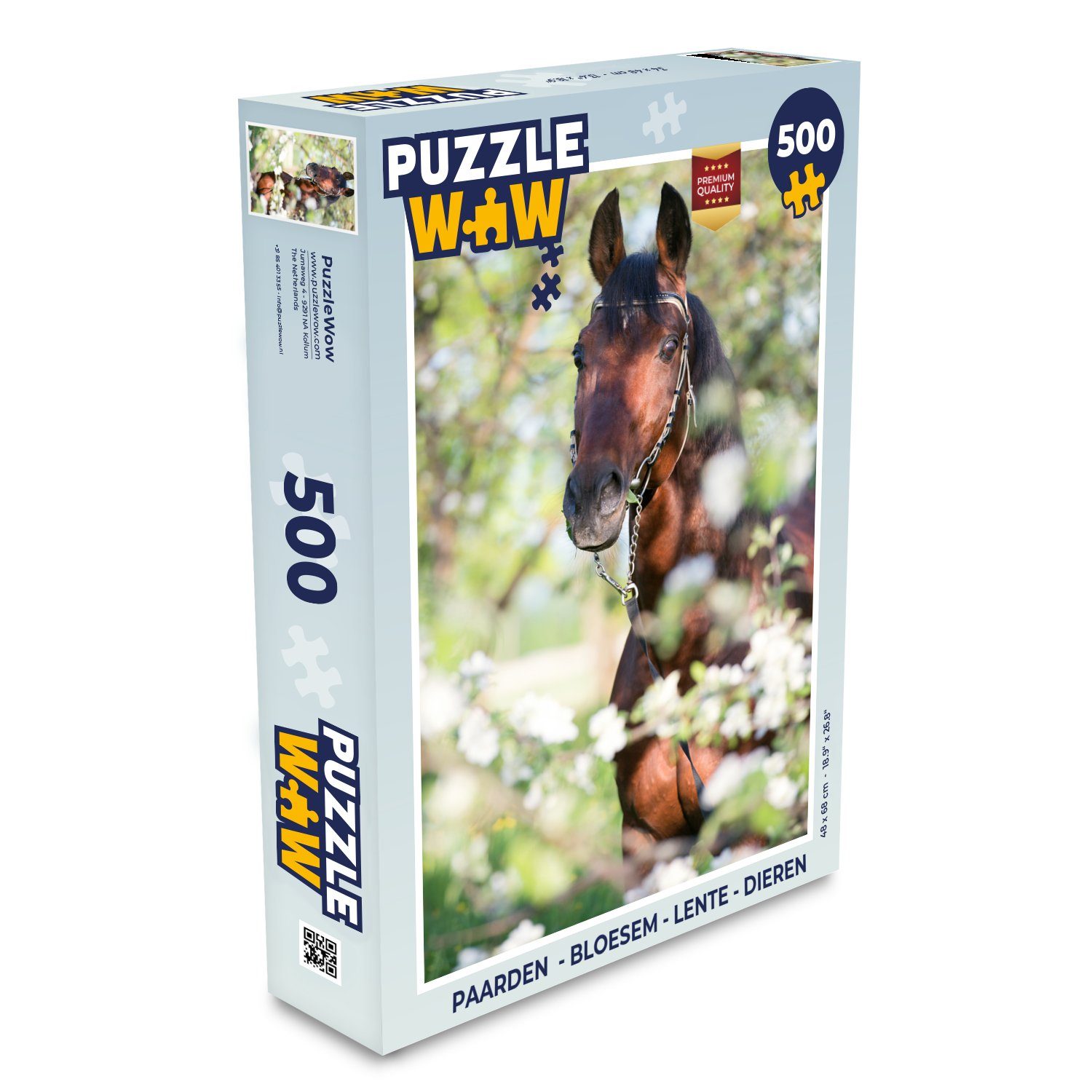 MuchoWow Puzzle Pferde - Blüte - günstig online kaufen