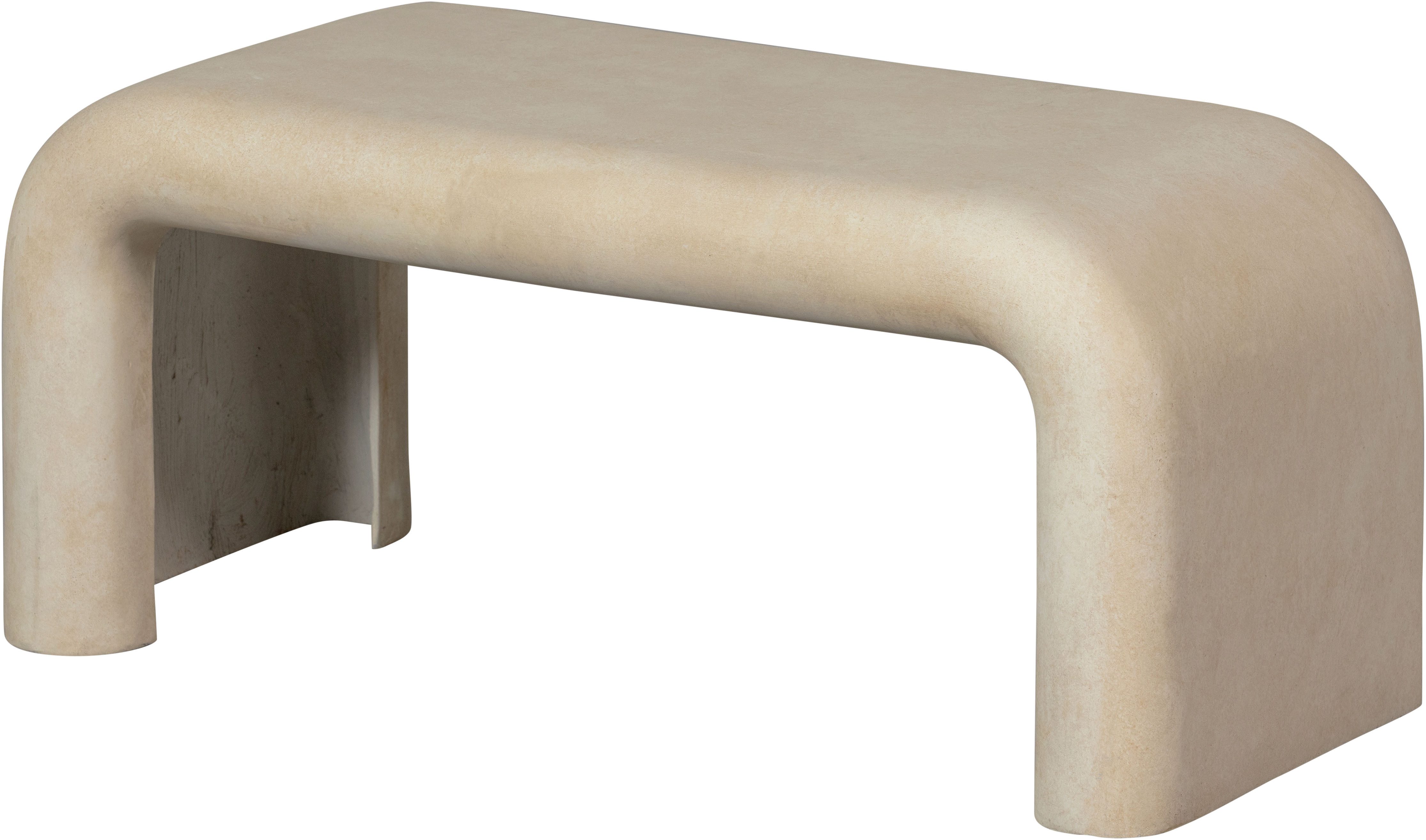 WOOOD Couchtisch Stani 2-tlg. aus Fiberclay in Betonoptik 92x42x40 / 67x24x30 cm (Set, 2-St), Tragkraft 15 kg pro Einheit, nur für den Innenbereich geeignet