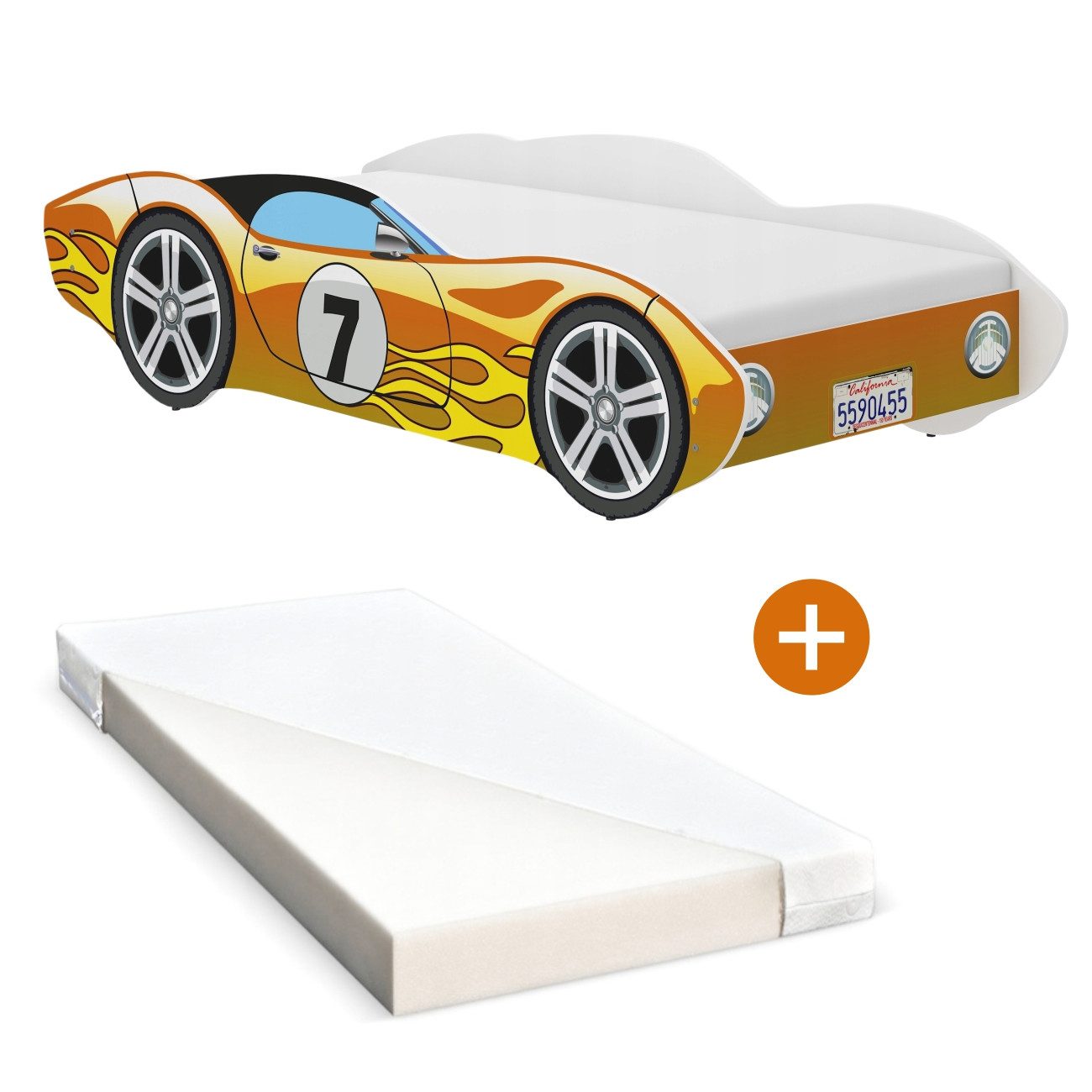 iGLOBAL Kinderbett Autobett Cars Bett Jugendbett günstig online kaufen